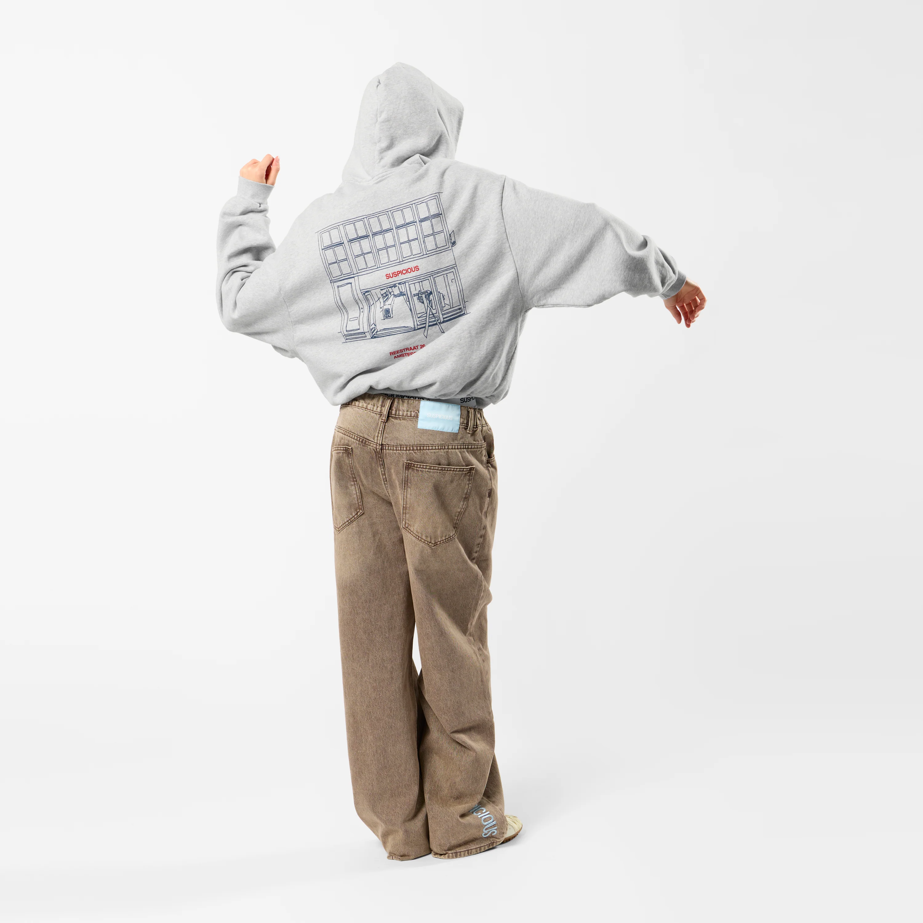 AMS Exclusive / The AMS Store Hoodie - Neutral Heather - Image 6