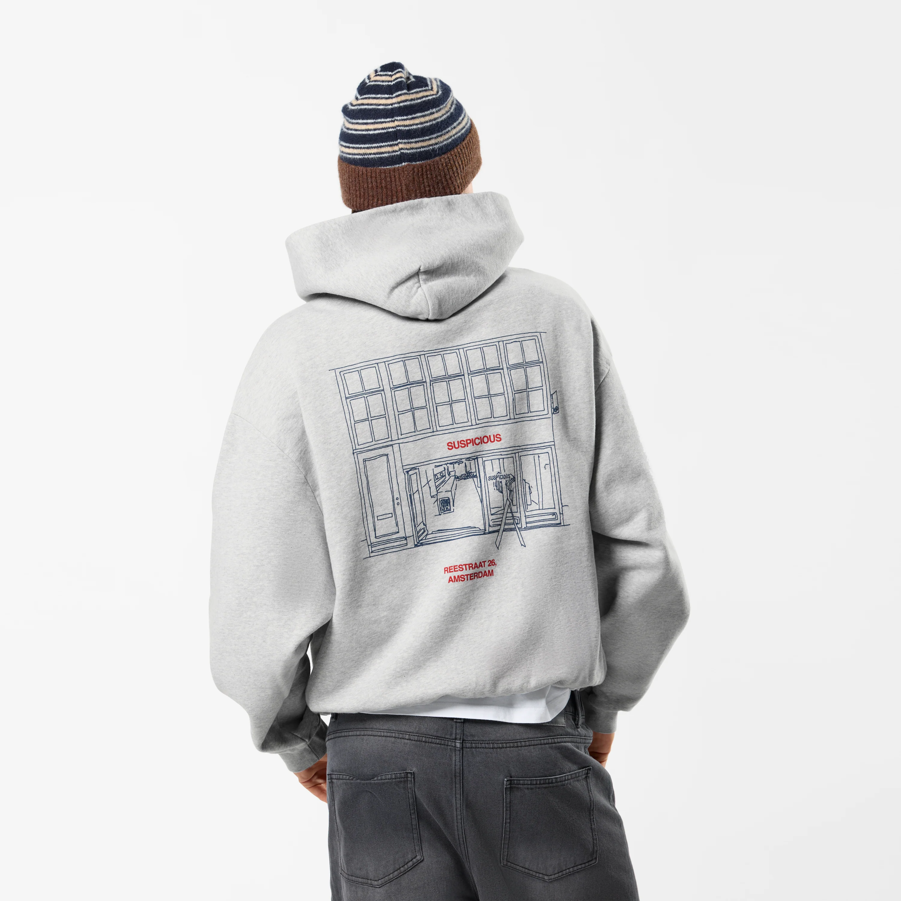 AMS Exclusive / The AMS Store Hoodie - Neutral Heather - Image 8