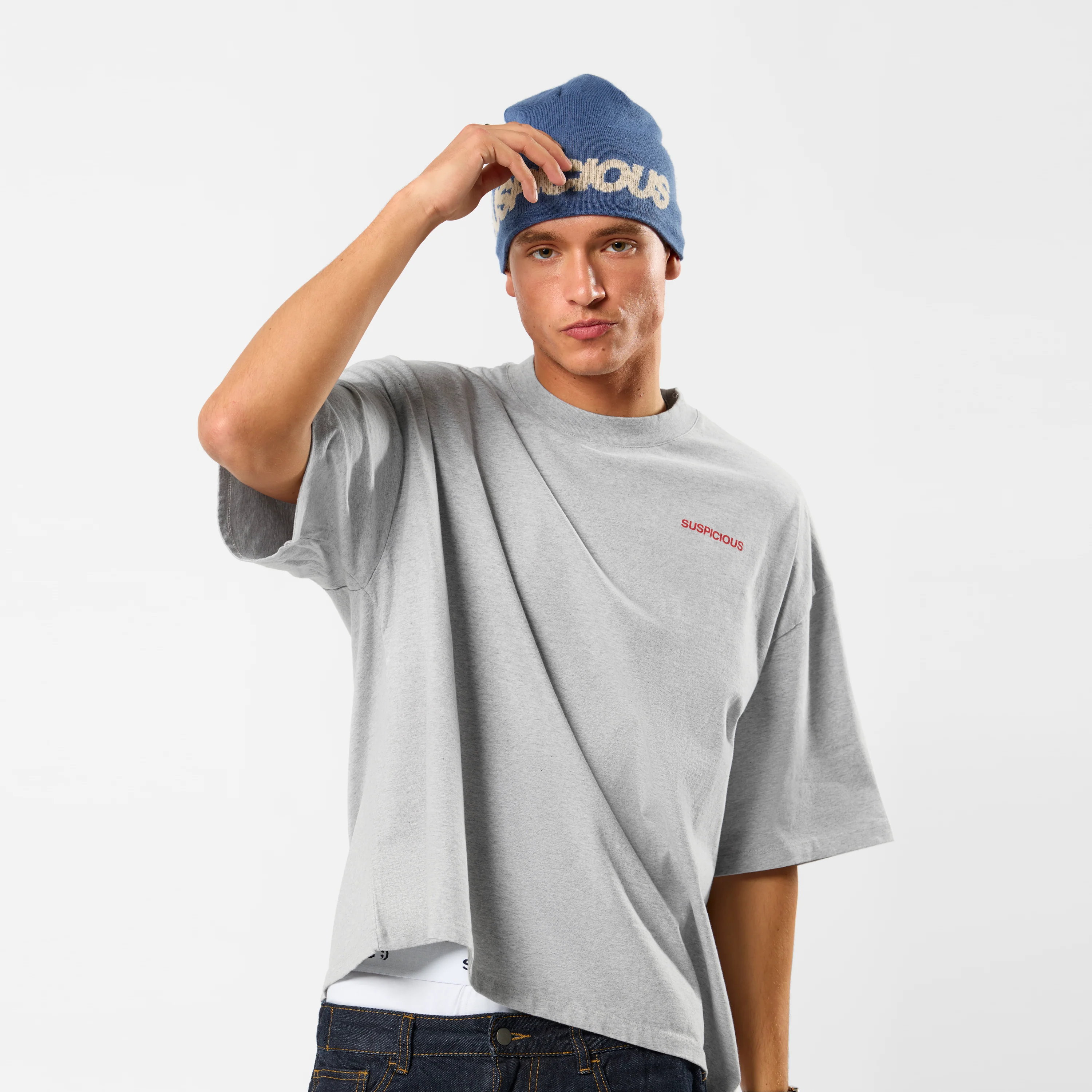 AMS Exclusive / The AMS Store Tee - Neutral Heather - Image 3