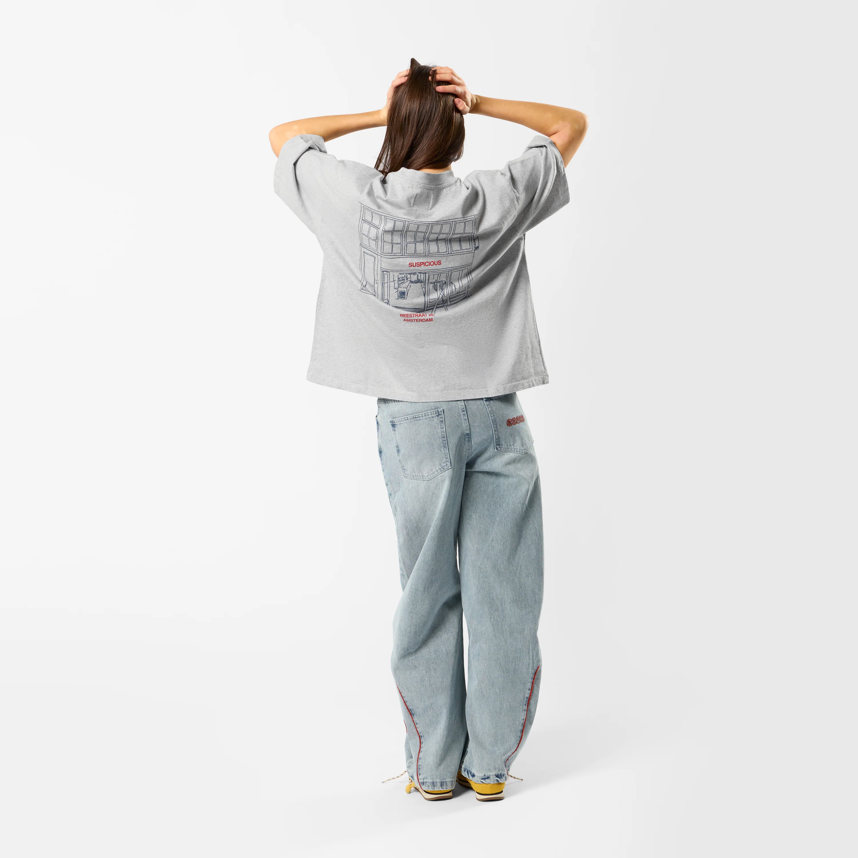 AMS Exclusive / The AMS Store Tee - Neutral Heather - Image 6