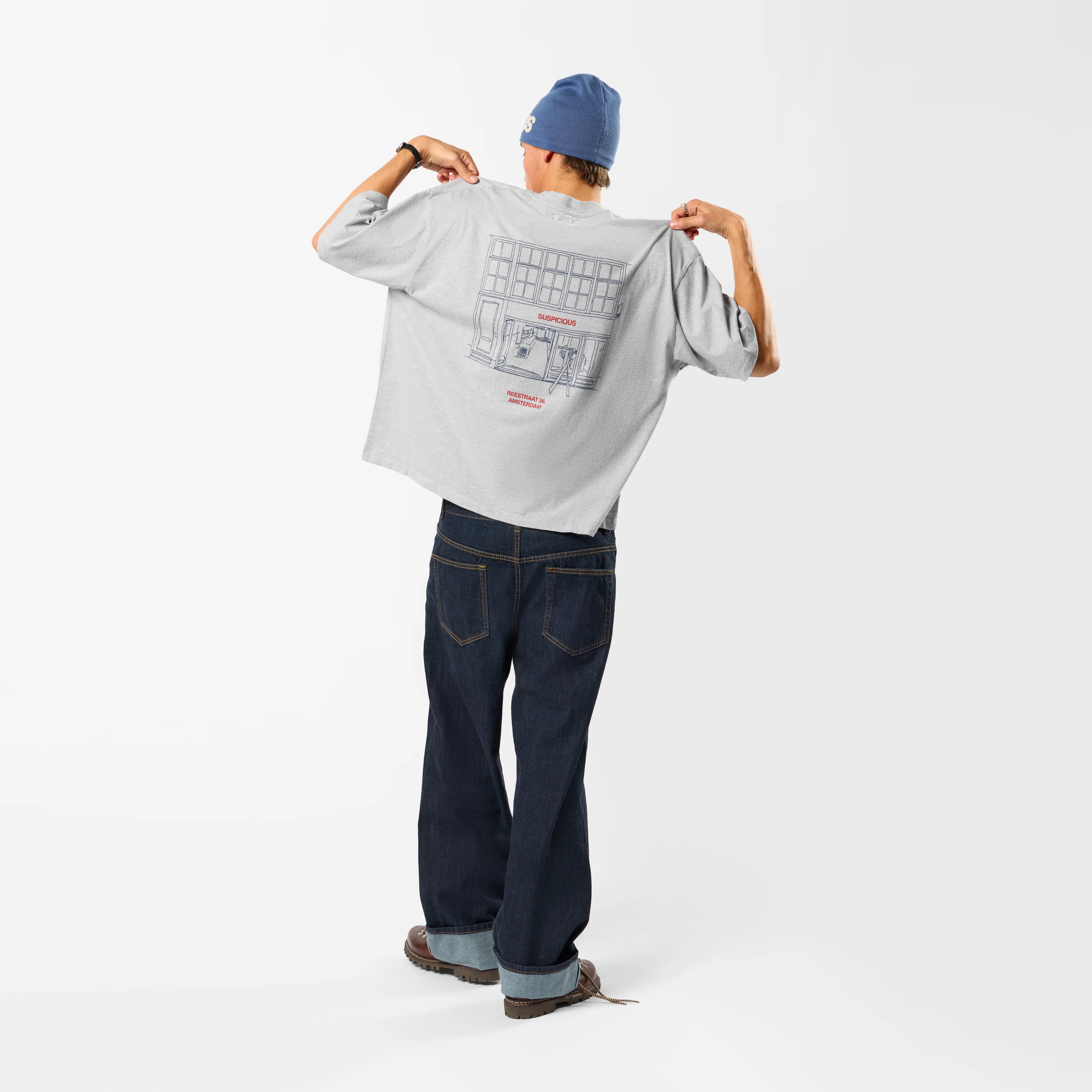 AMS Exclusive / The AMS Store Tee - Neutral Heather - Image 8