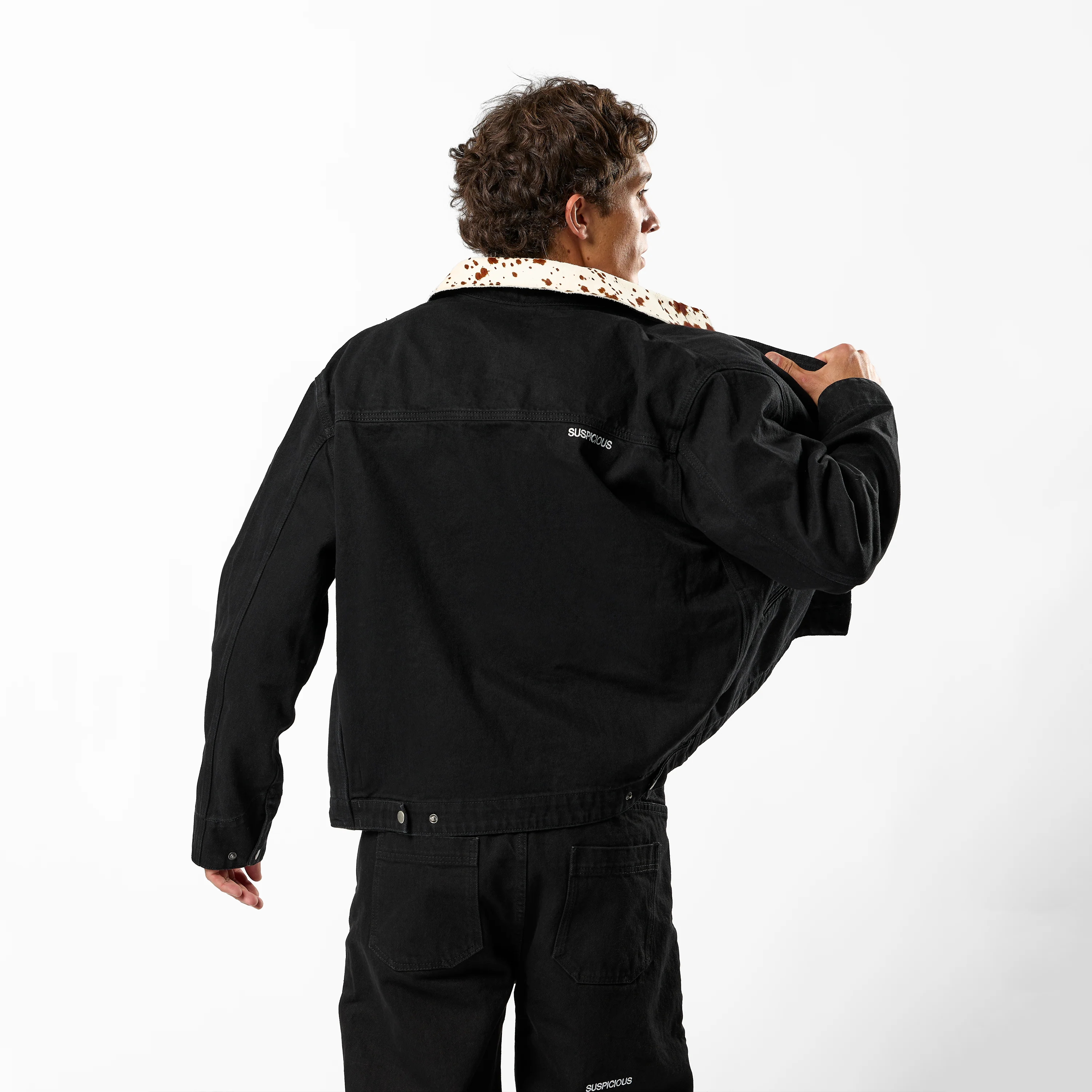 Daisy Wide Leg Denim - Black - Image 4