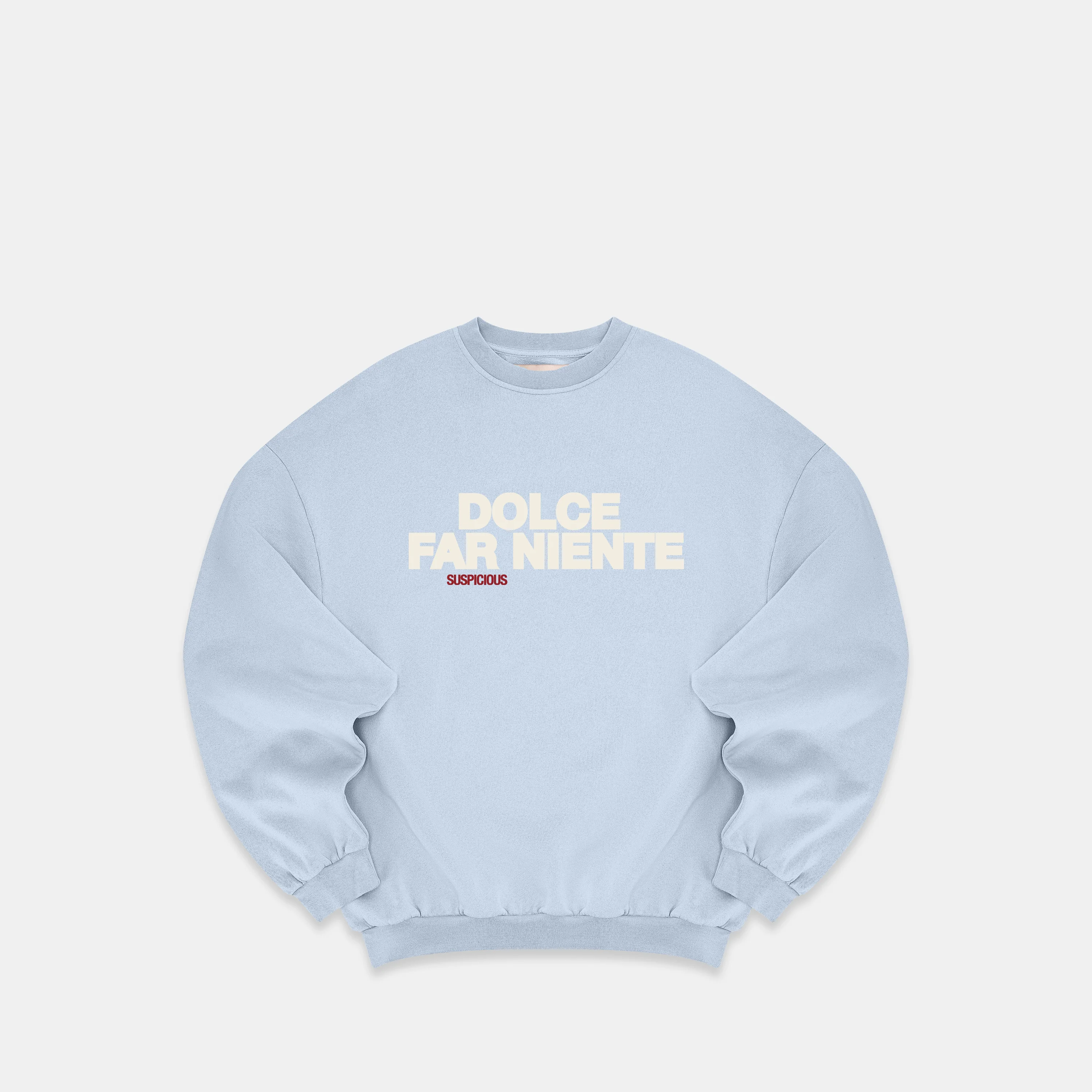 Buongiorno / Dolce Far Niente Crewneck - Celestial Blue