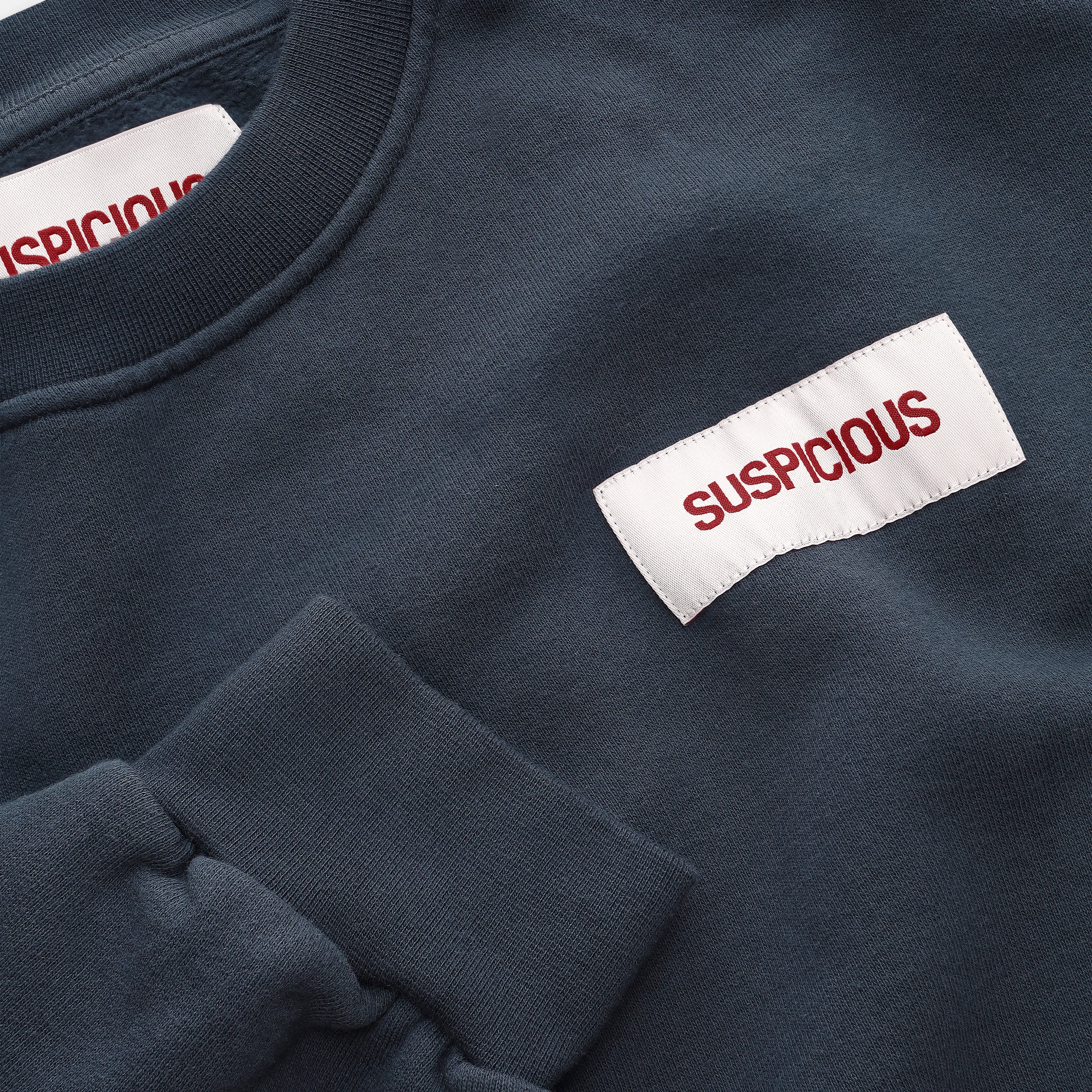 Buongiorno / Label Crewneck - Dark Blue - Image 2
