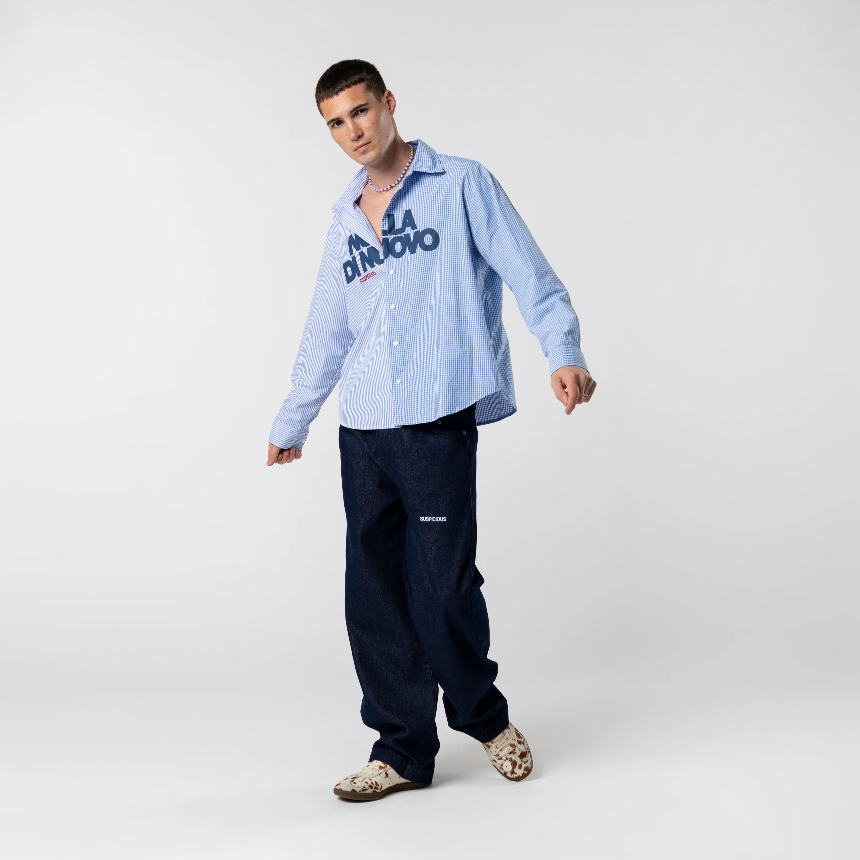 Buongiorno / Nulla Di Nuovo Dual Longsleeve Shirt - Blue - Image 6