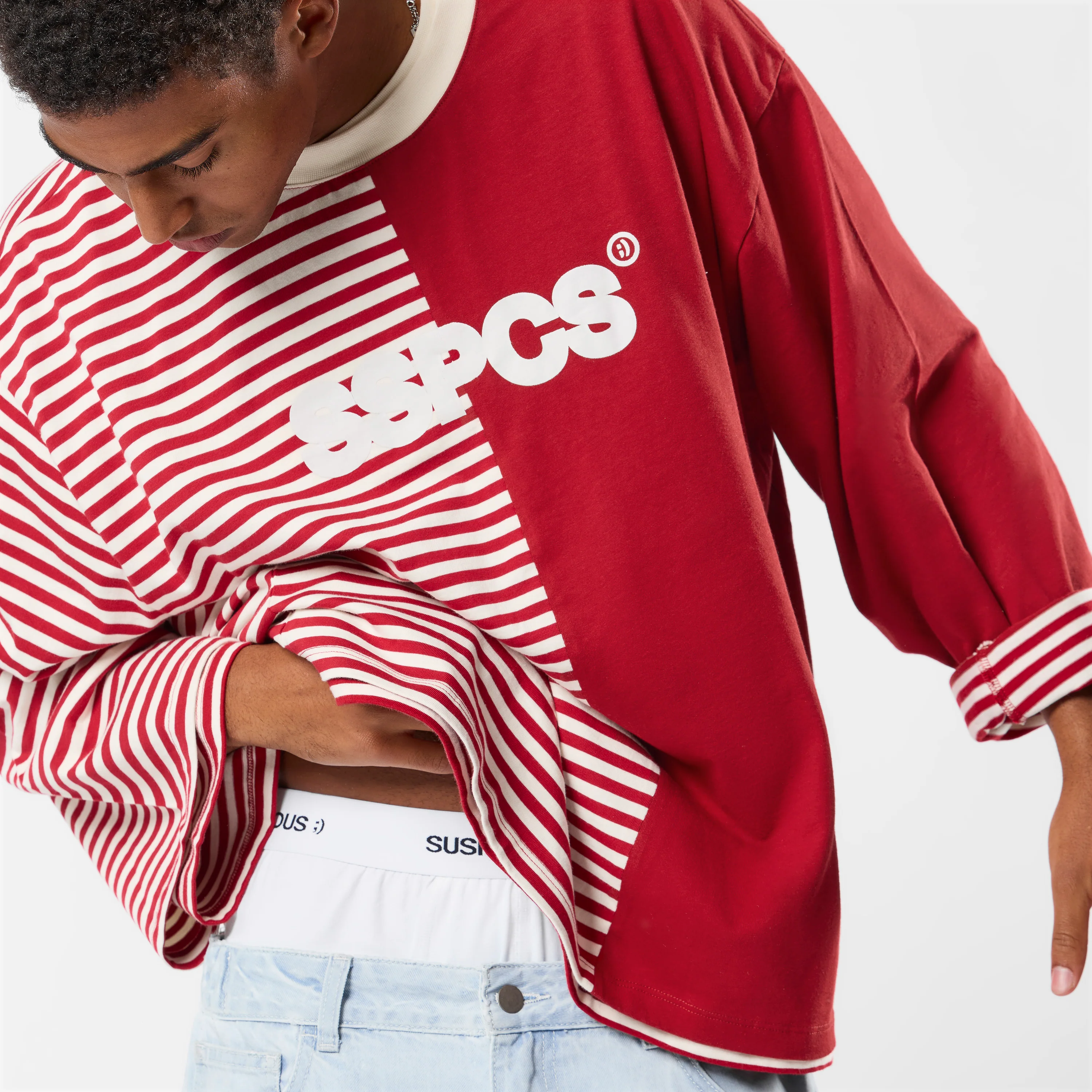 Buongiorno / SSPCS Split Longsleeve - Ruby - Image 2