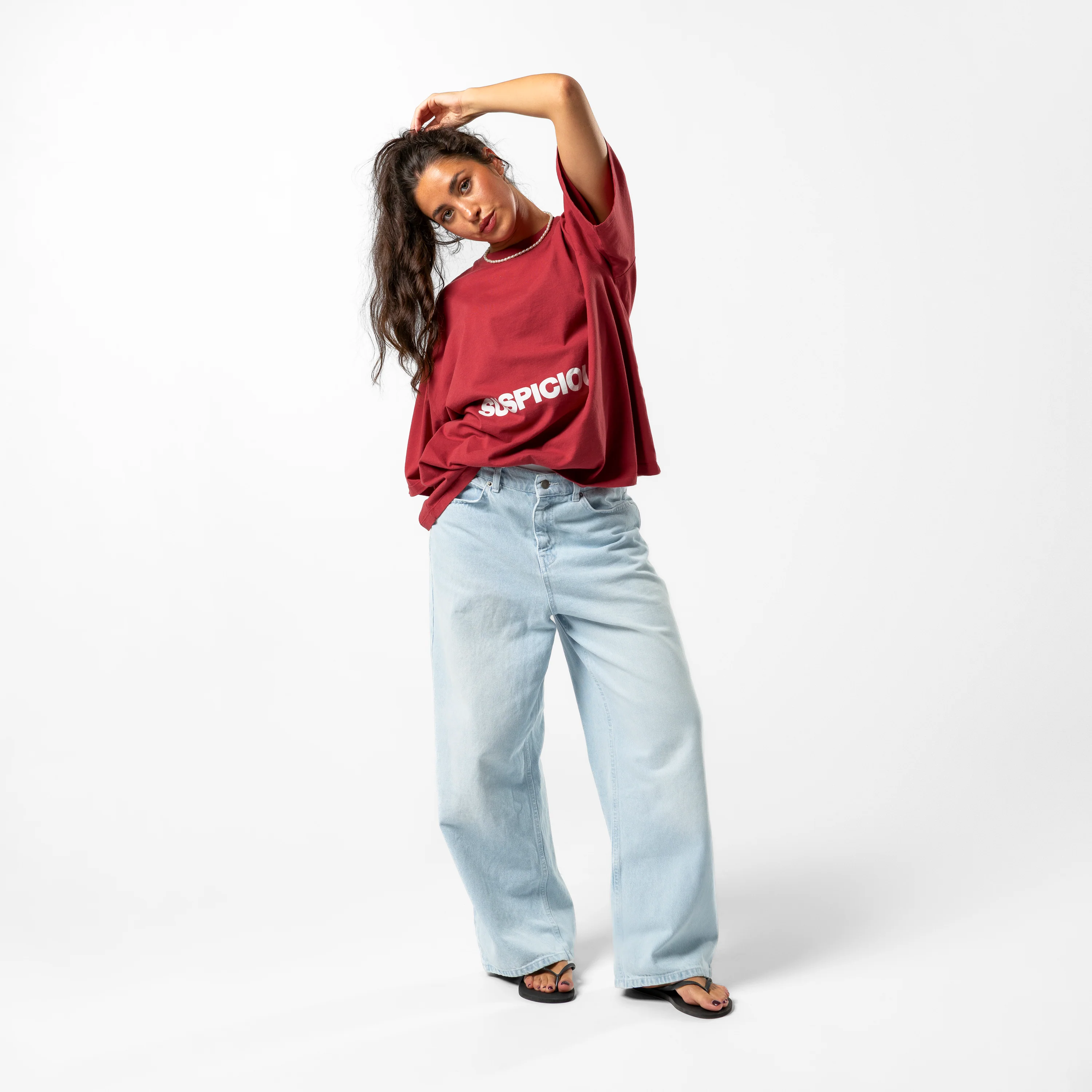 Buongiorno / Suspicious Tee - Ruby - Image 6