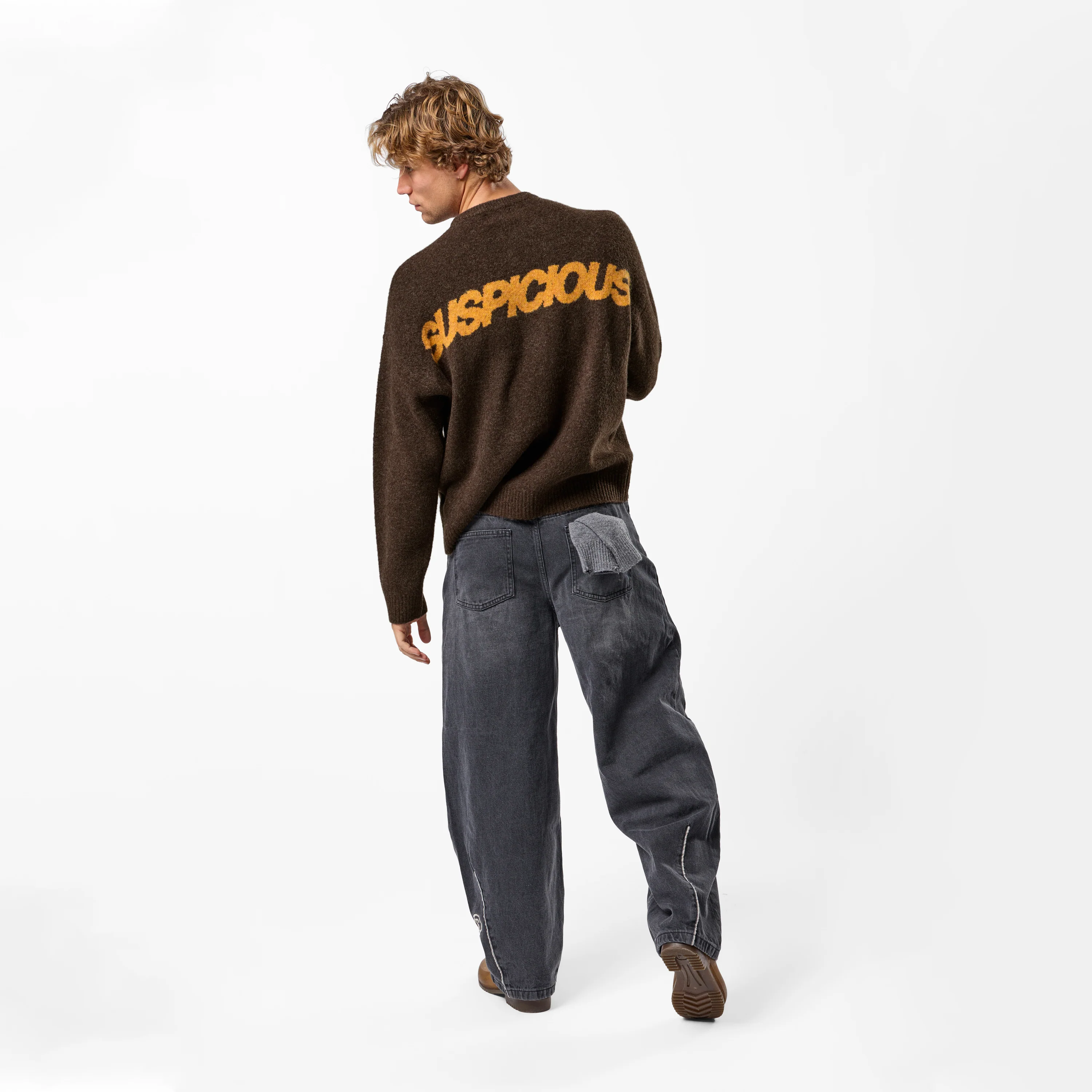 Camo / Base Knitted Sweat - Bear - Image 5