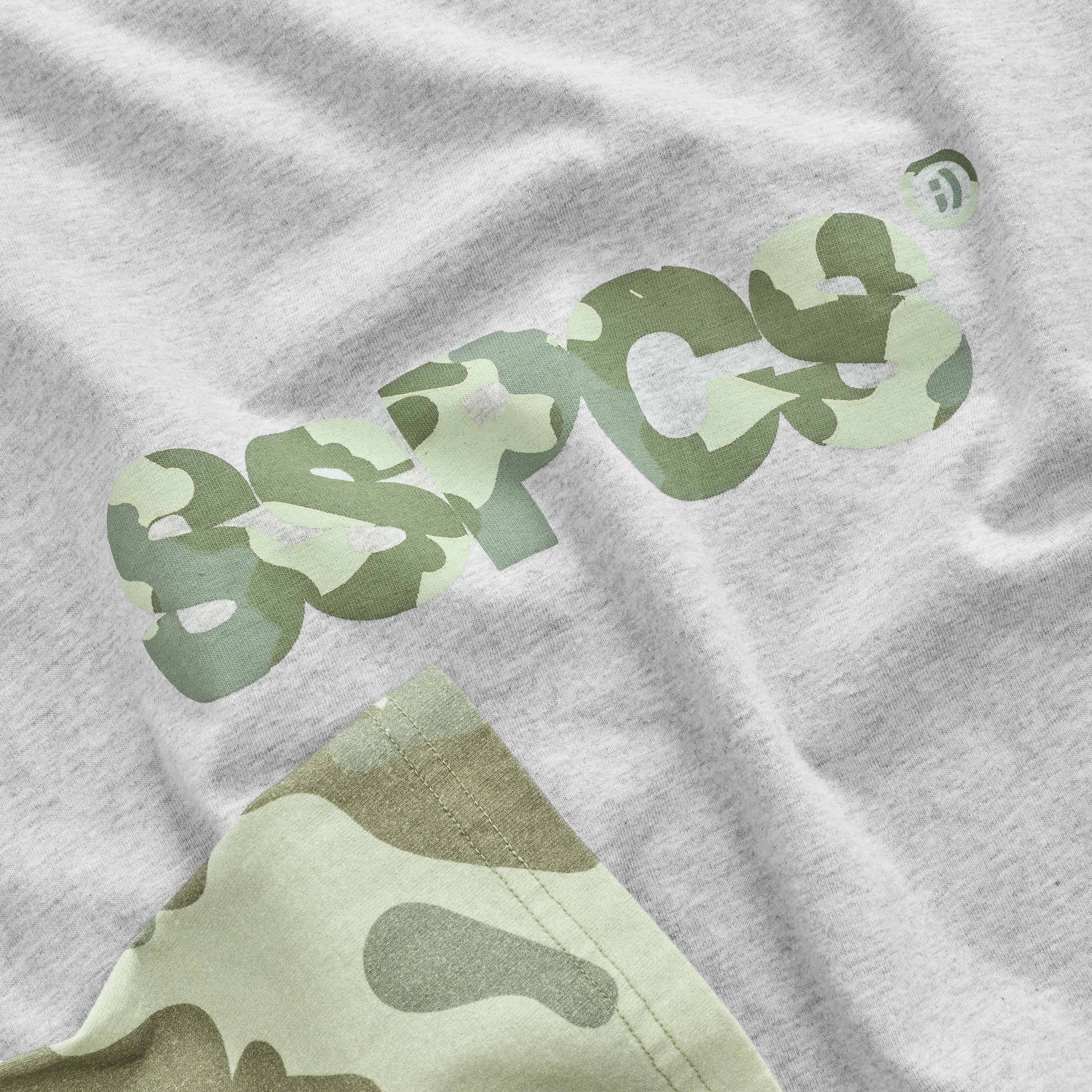 Camo / Green Camo Layered Longsleeve - Neutral Heather - Image 5