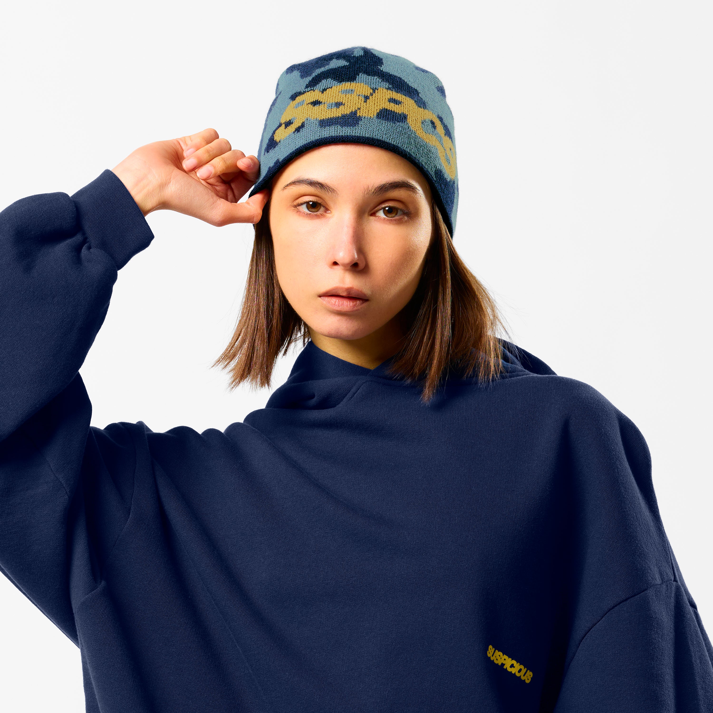 Camo / Reversible Beanie - Grisaille & Glacier Camo - Image 7