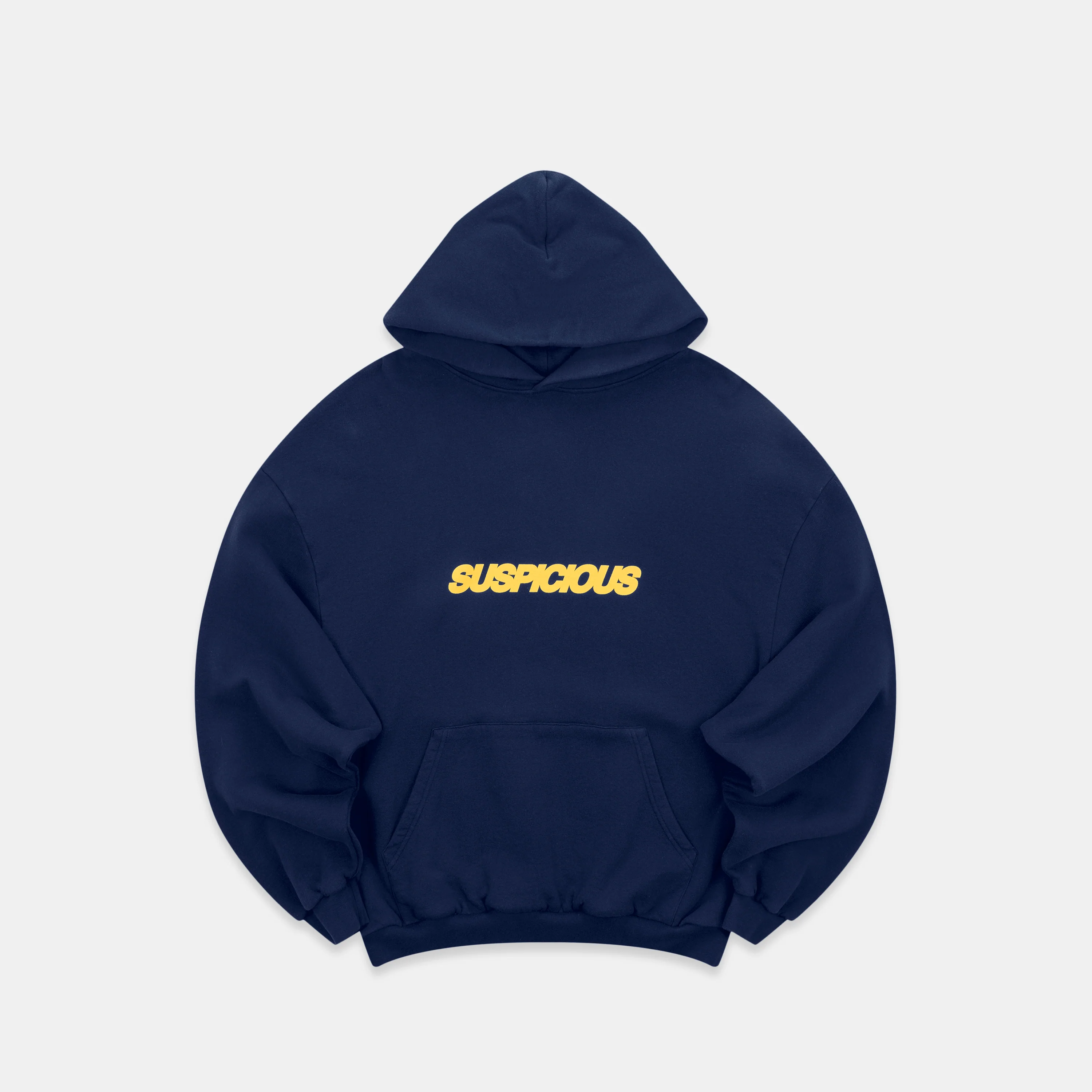 Camo / Slanted Hoodie - Deep Navy