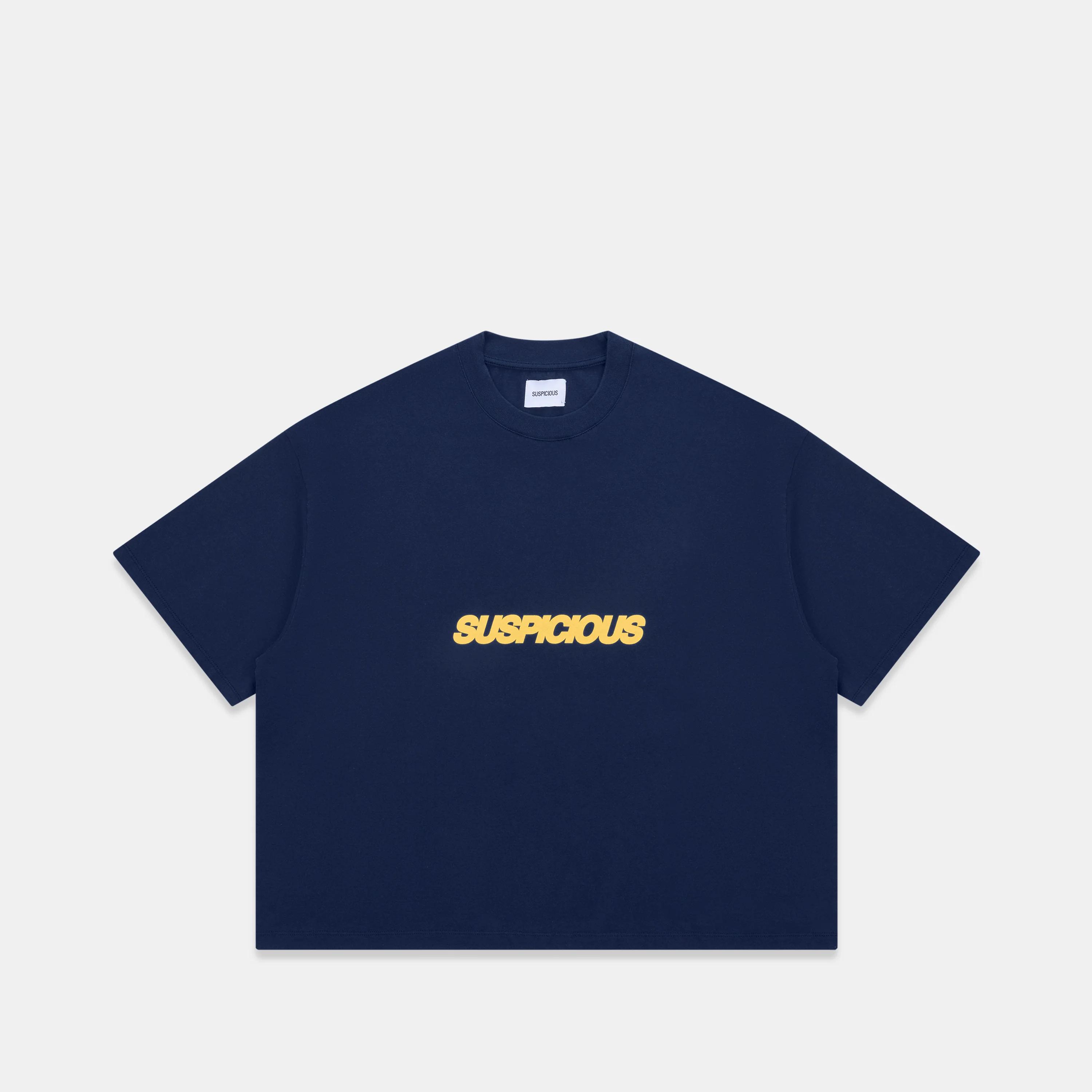 Camo / Slanted Tee - Deep Navy