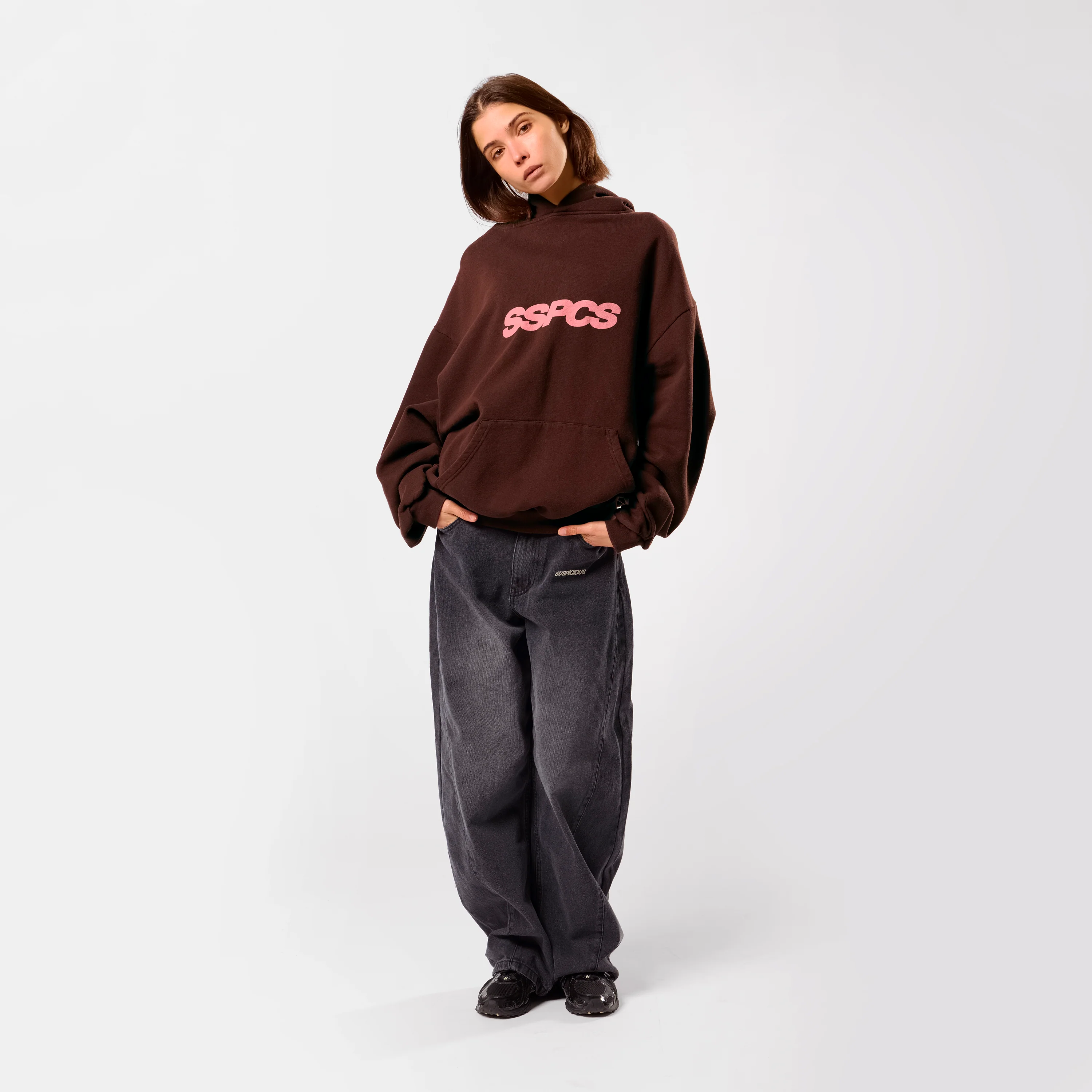 Camo / Track Hoodie - Burnt Mahogany - Image 3