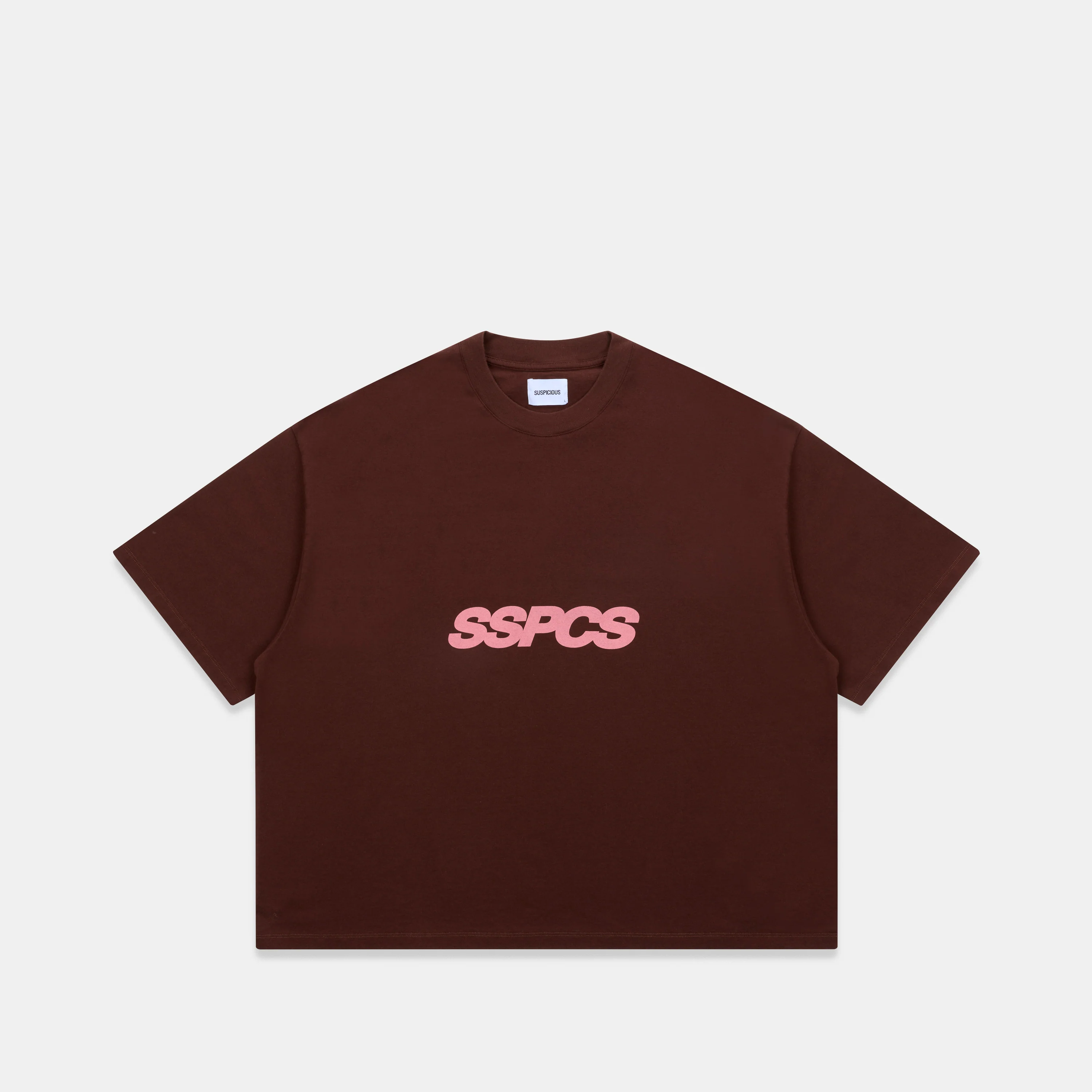 Camo / Track Tee - Burnt Mahogany