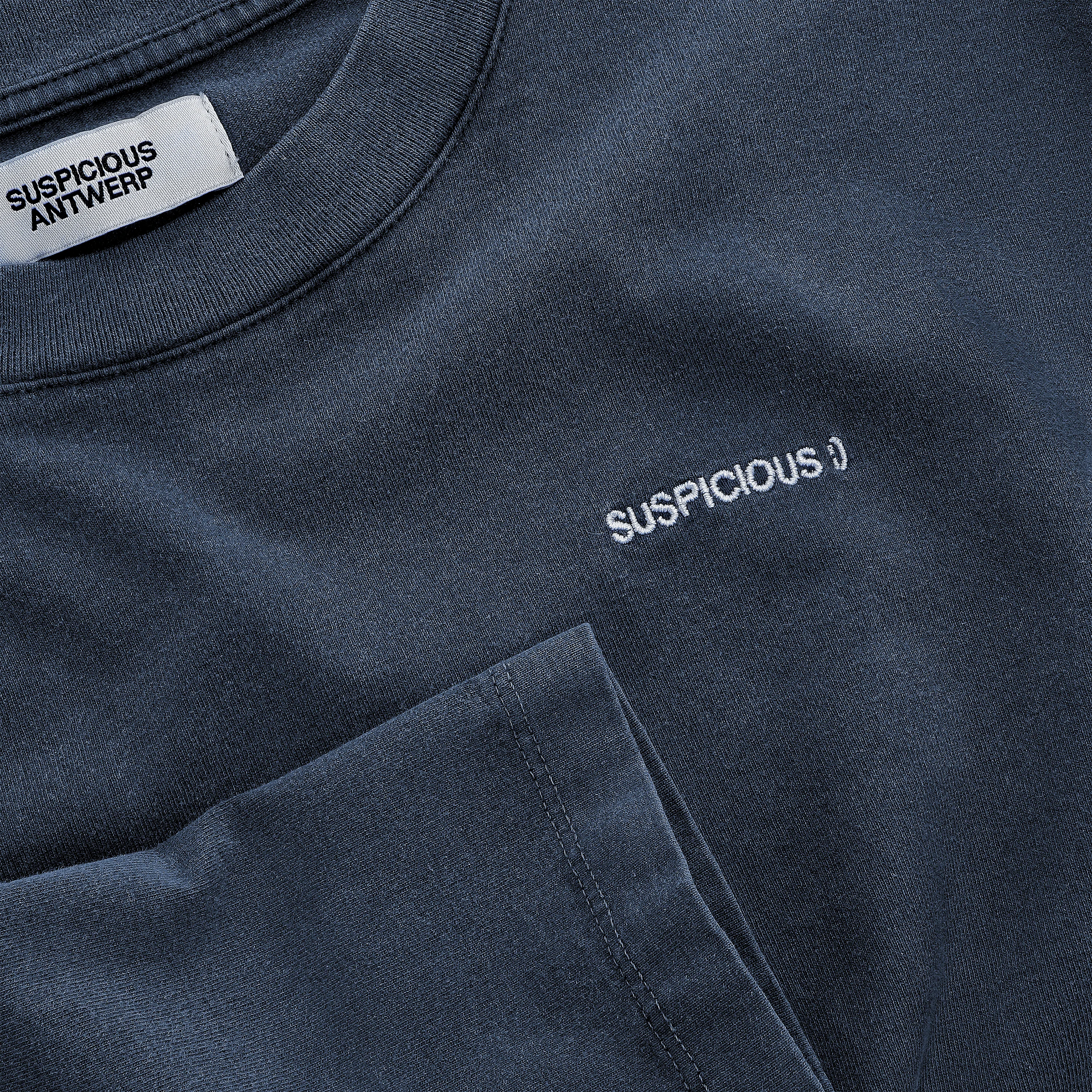 (SS24) The Smiley Longsleeve - Coastal Blue - Image 2