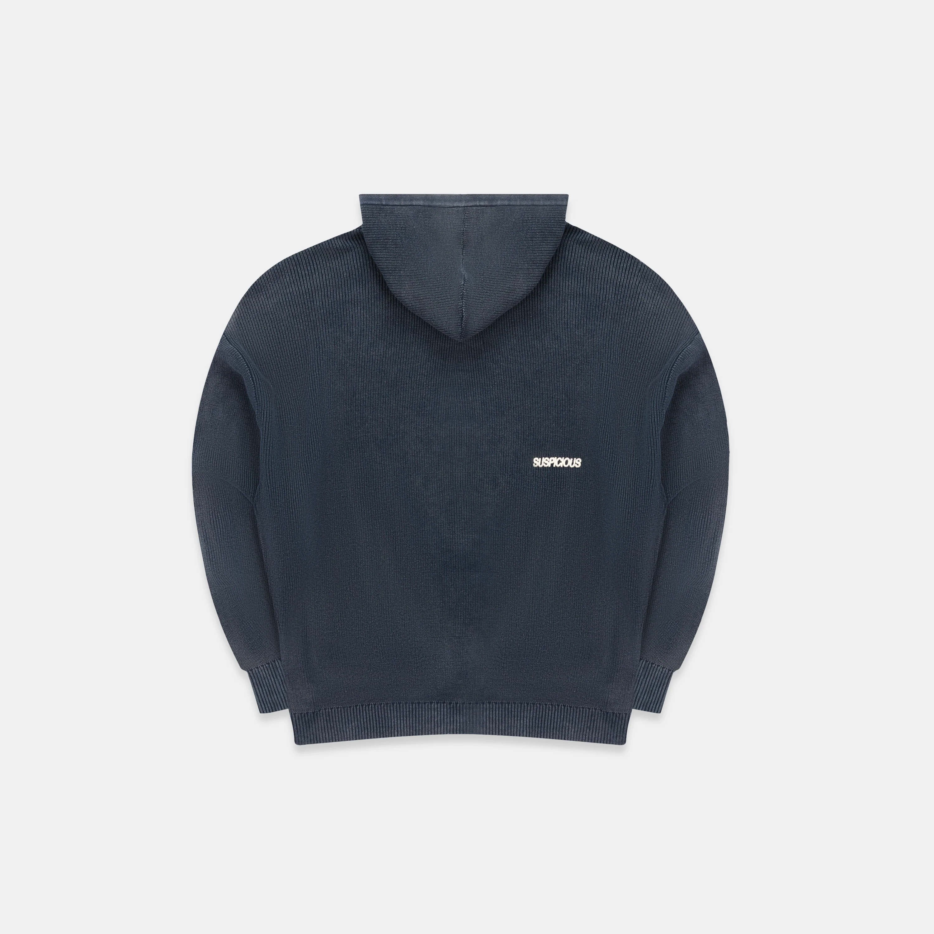 EoS / The Essentials Washed Zipped Knit - Nightfall - Image 9