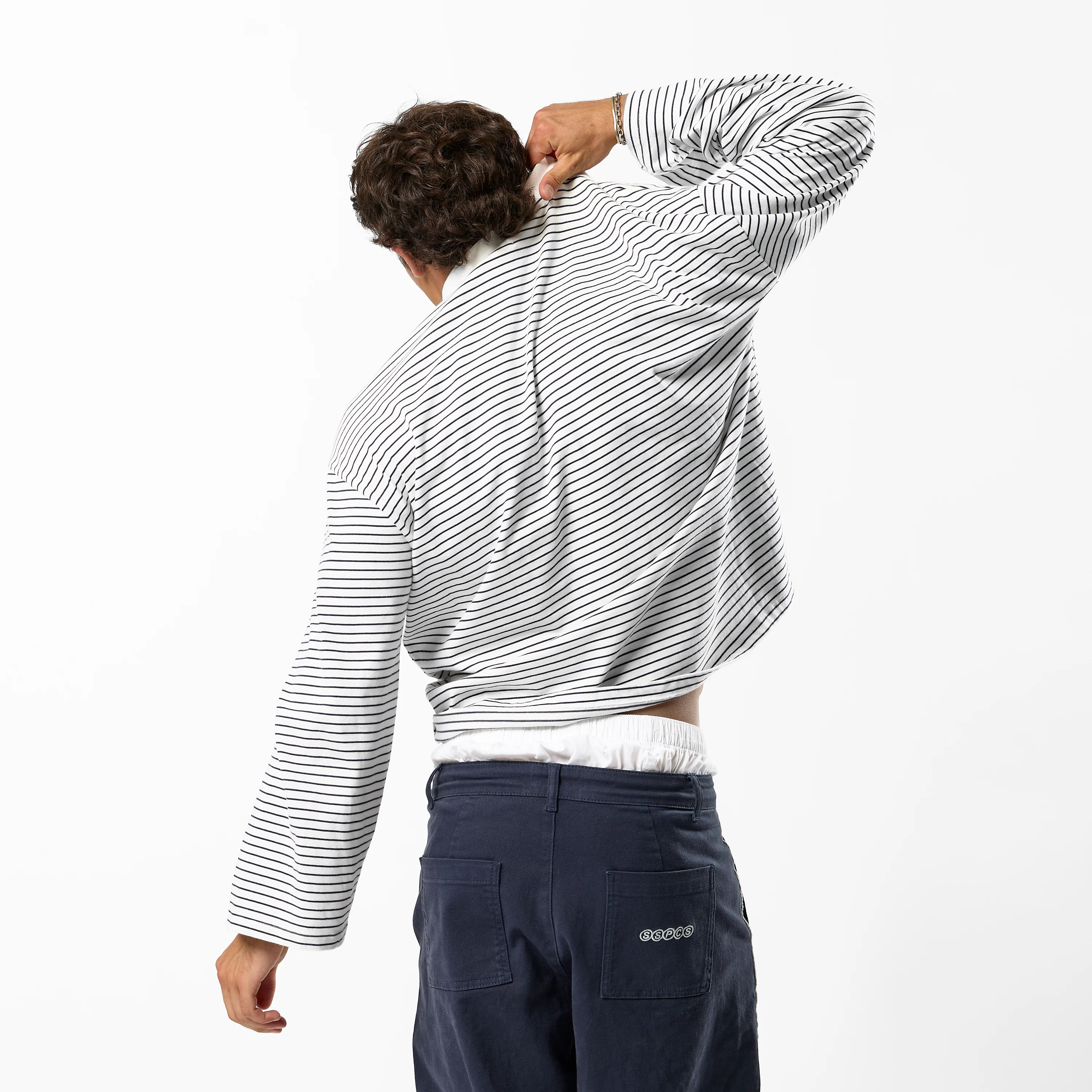 EoS / The SSPCS Striped Longsleeve - White - Image 3