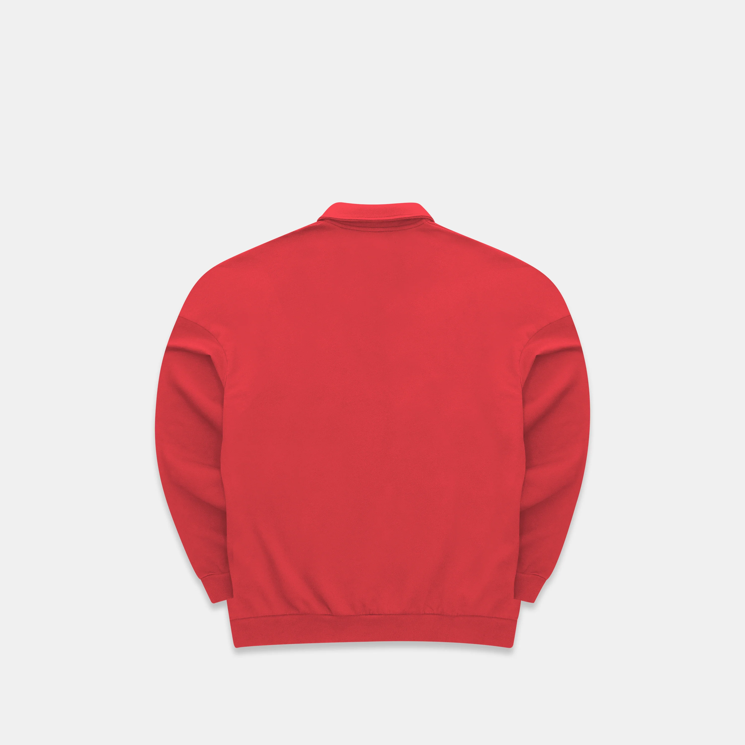 Essentials '24 / The Essentials Half-Zip Polo - Ruby - Image 2