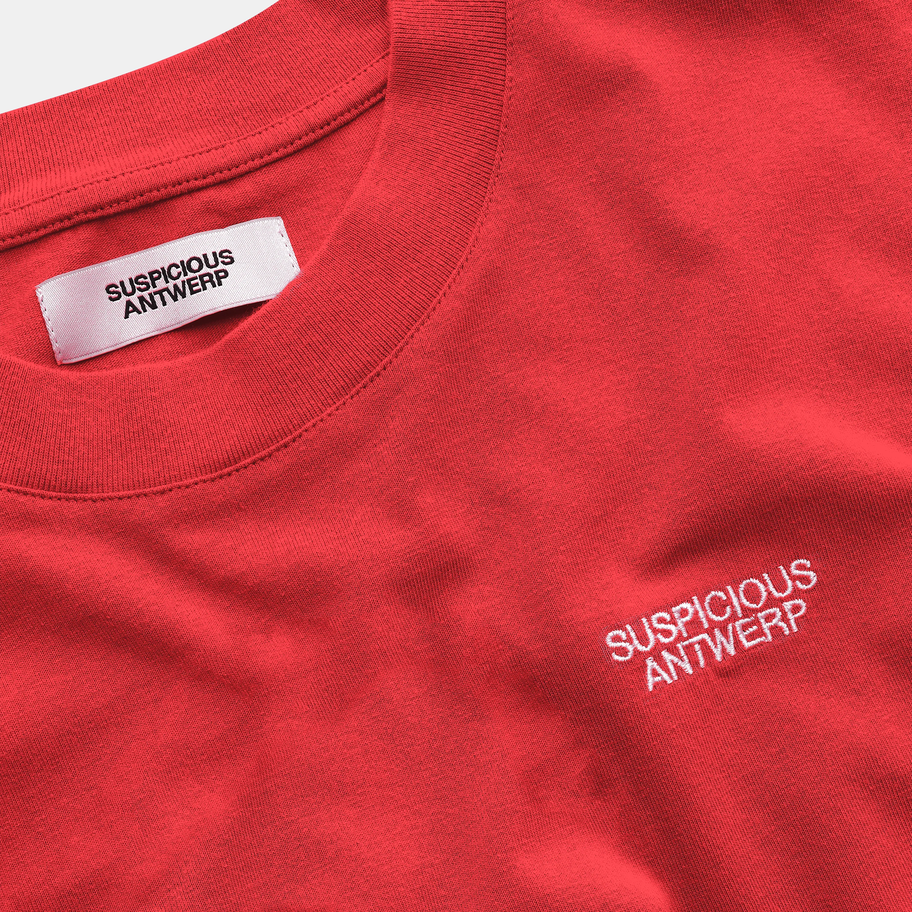 (Essentials '24) The Essentials Tee - Ruby - Image 3