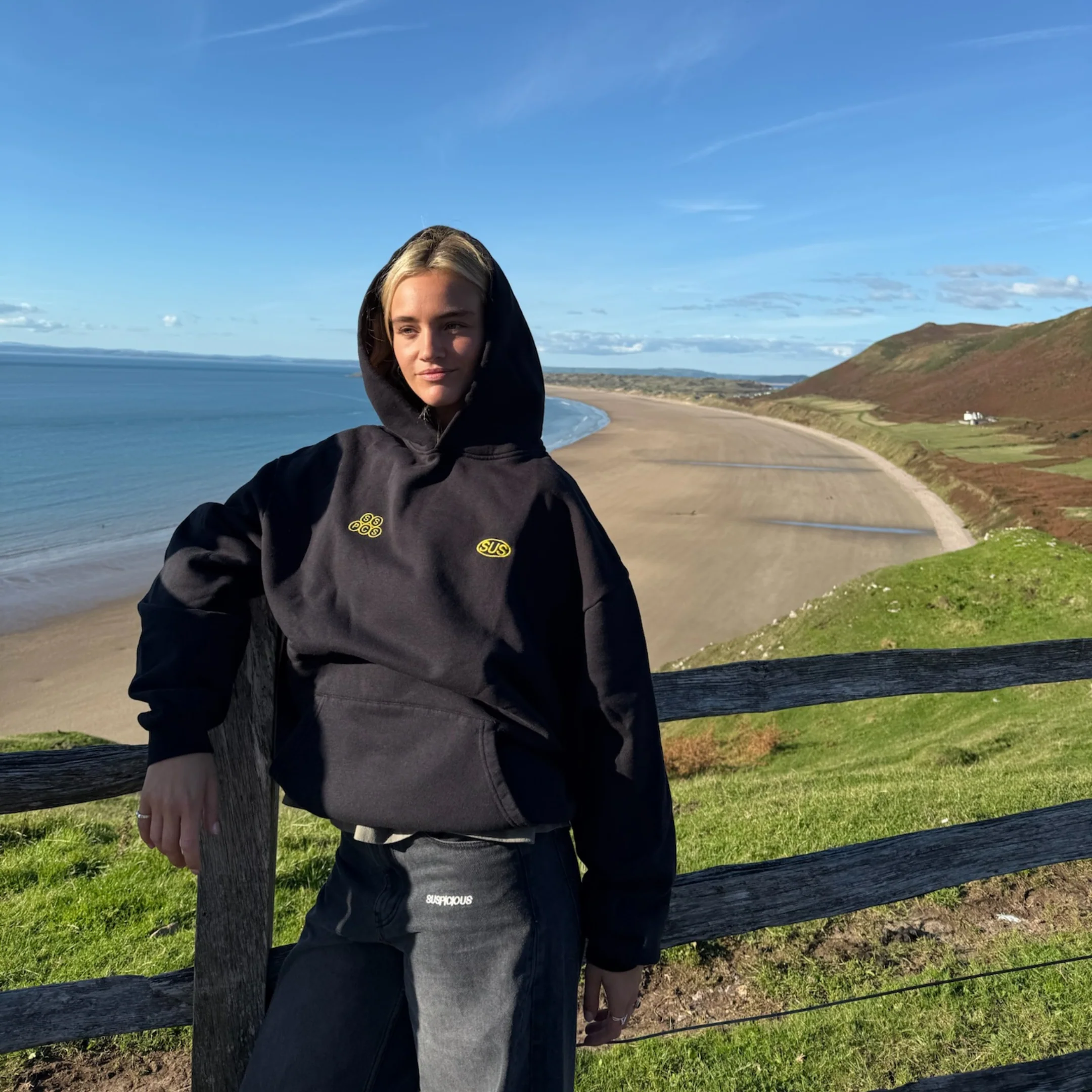 Fall / Backmark Hoodie - Black - Image 12