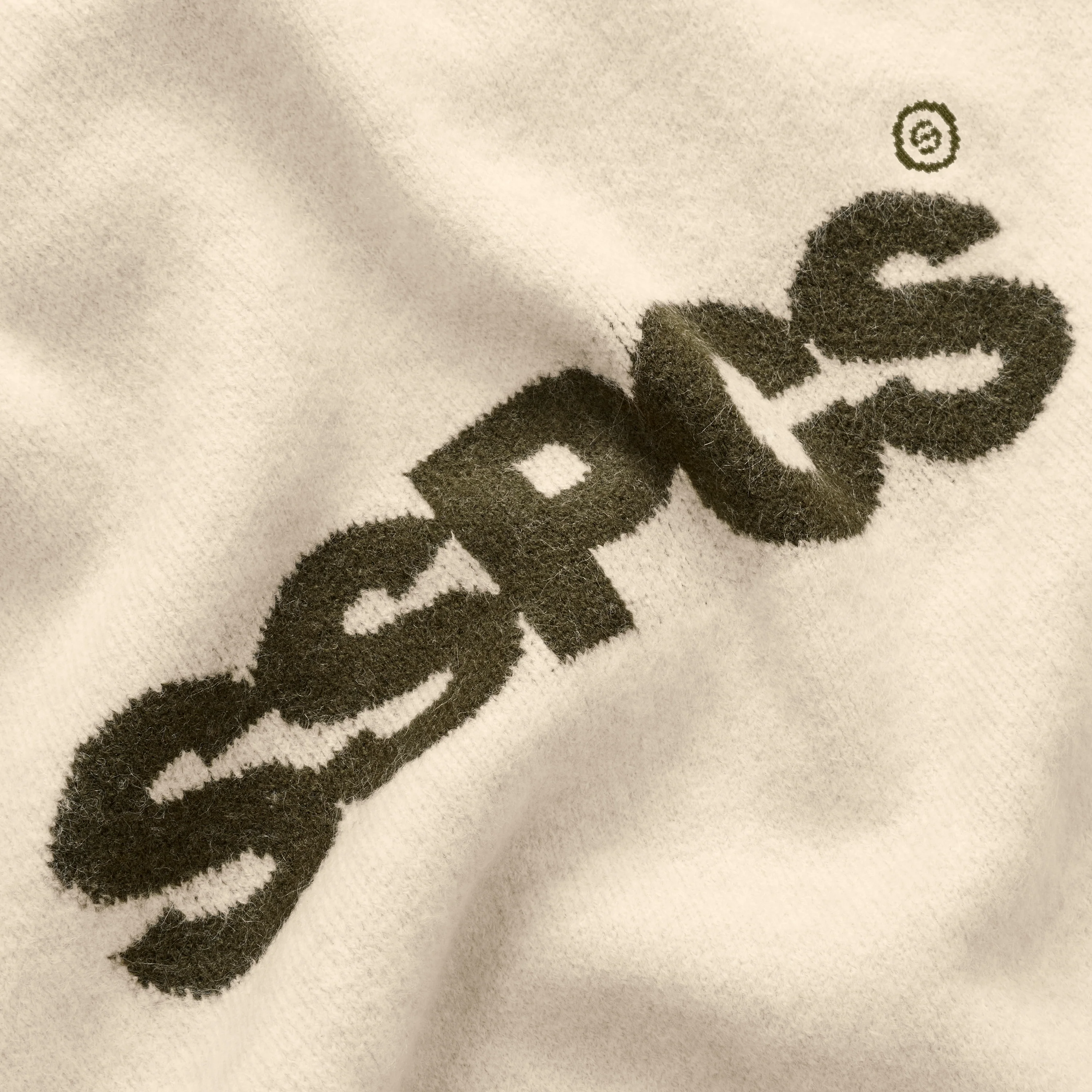 Fall / Backmark Knitted Zipped Hoodie - Dune - Image 7