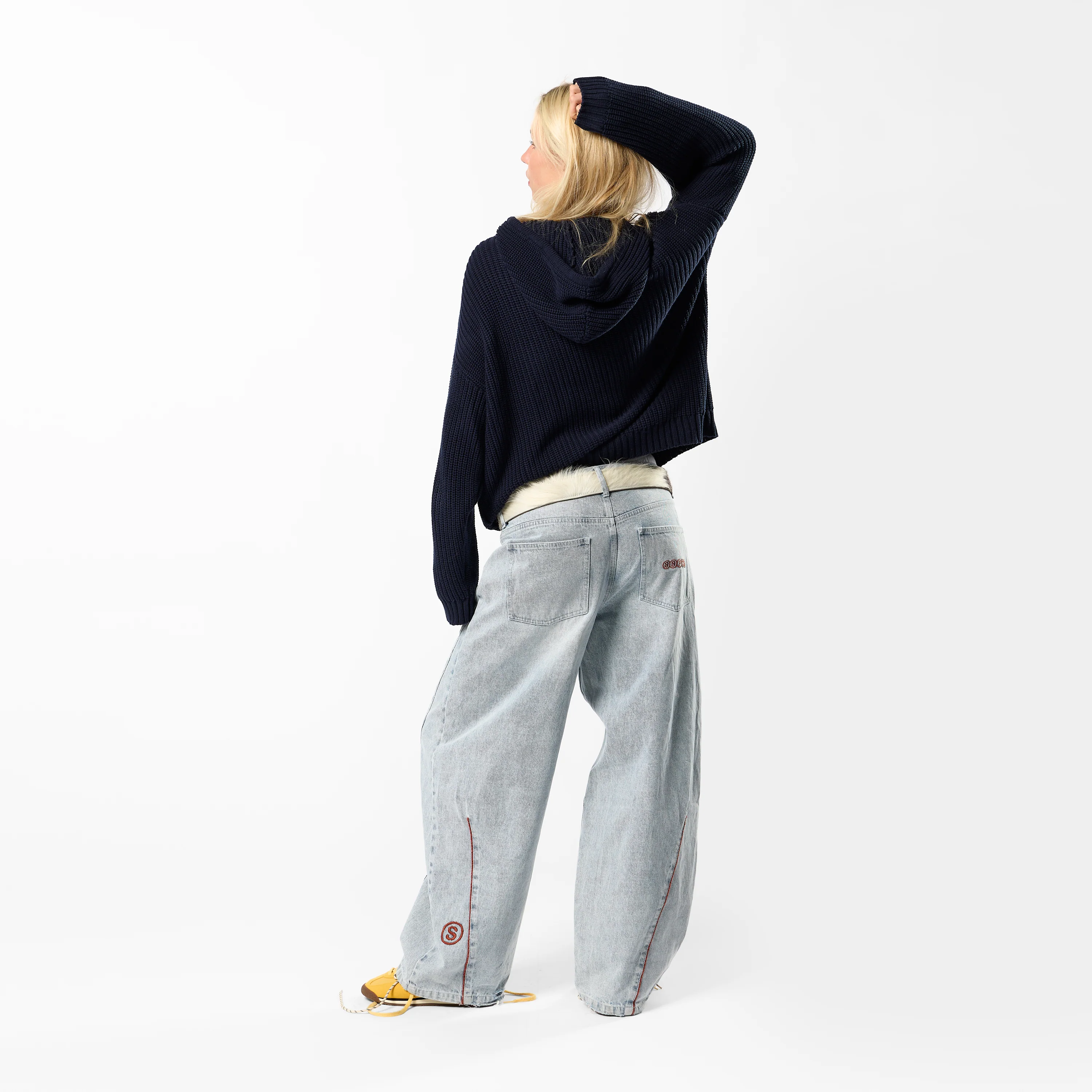 Fall / Core Knitted Hoodie - Nightfall - Image 6