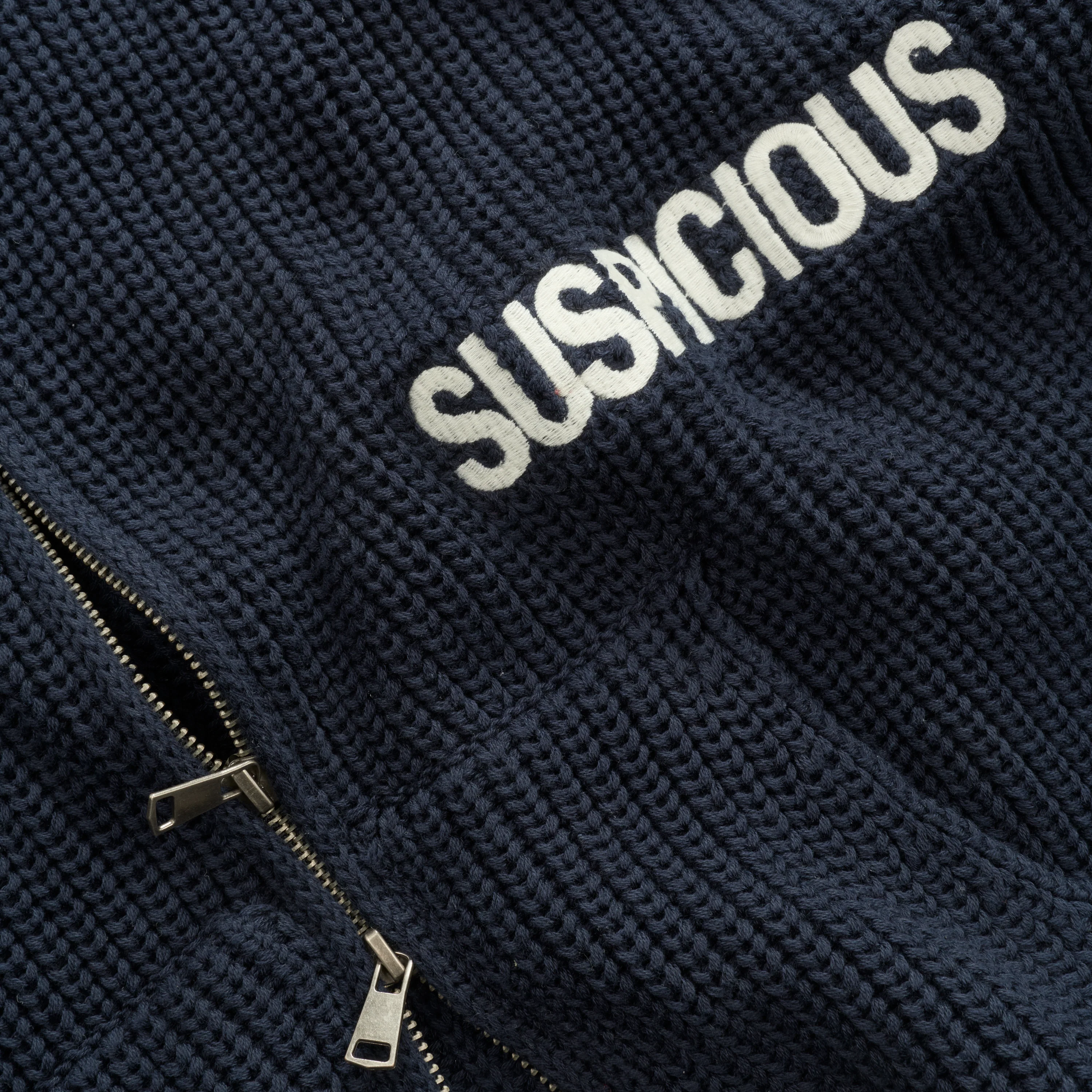 Fall / Core Zip-Up Knitted Hoodie - Nightfall - Image 5
