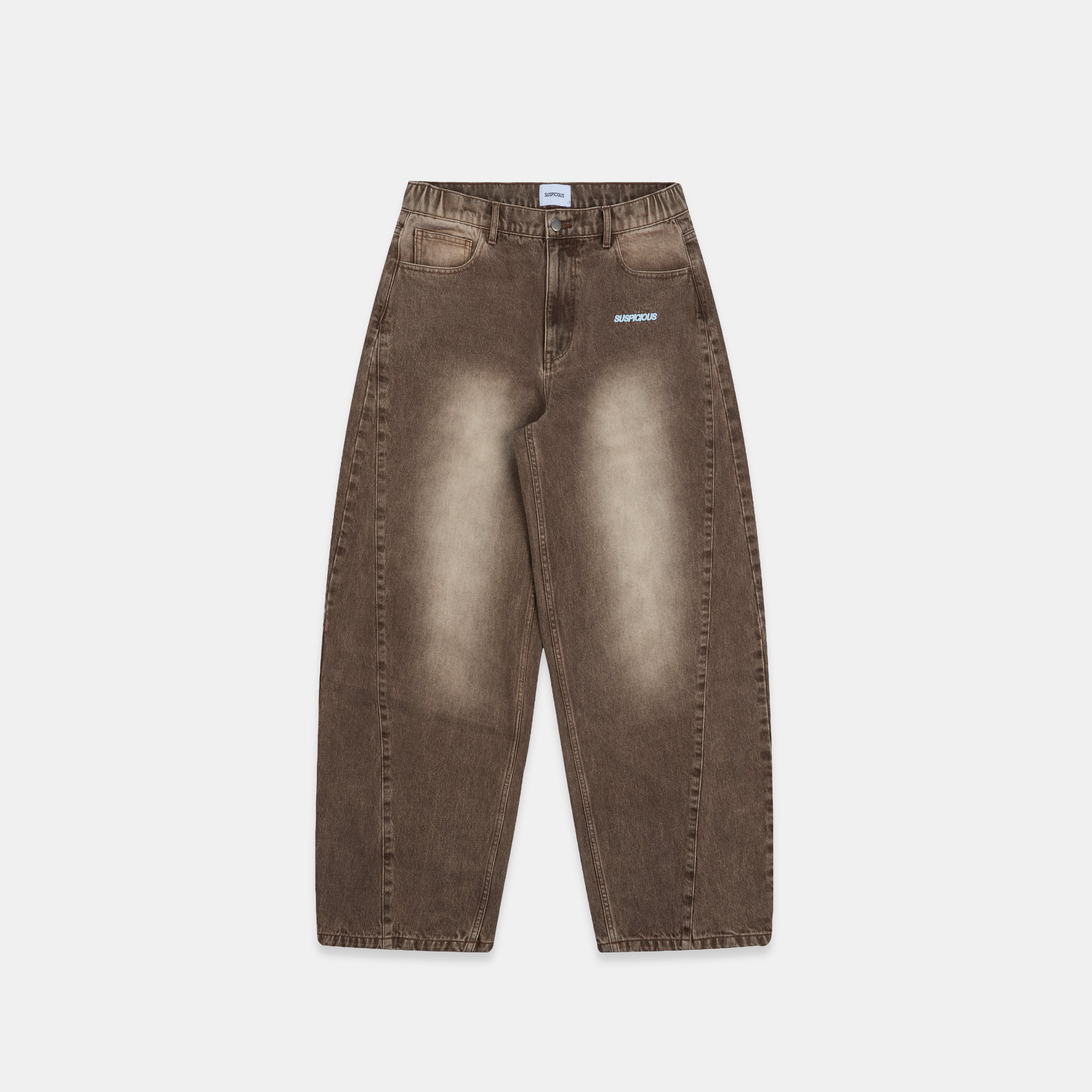 PL / SSPCS Club Barrel Jeans - Washed Espresso - Image 7