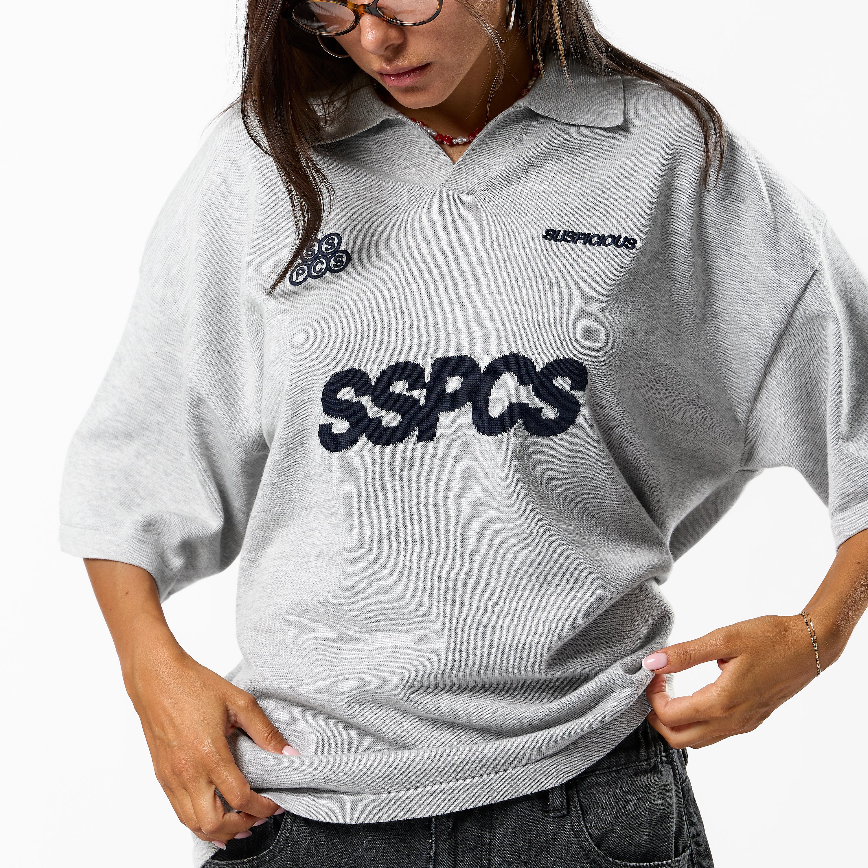 Fall / SSPCS Club Cotton Polo - Neutral Heather - Image 4