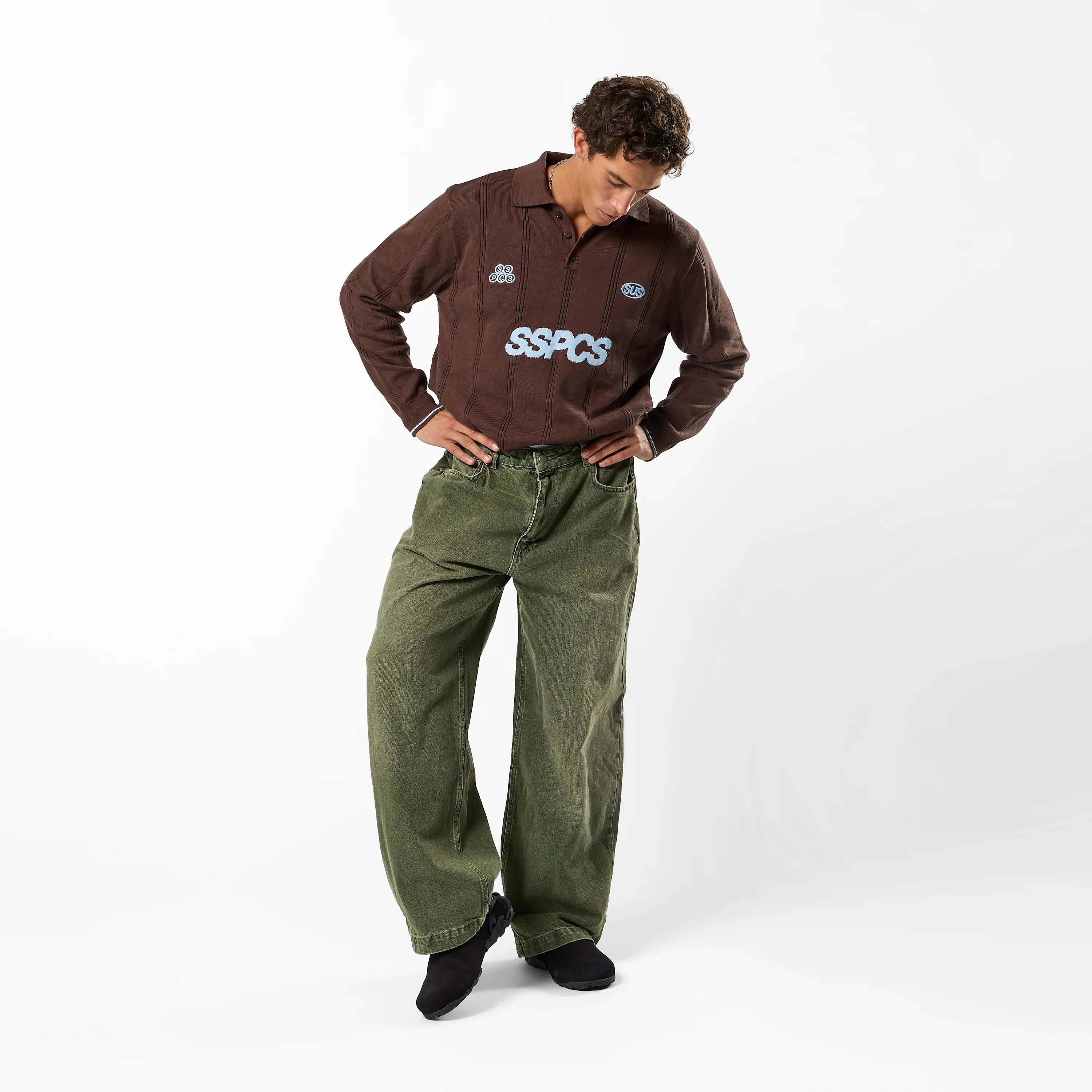 Fall / SSPCS Club Longsleeve Cotton Polo - Brown - Image 5