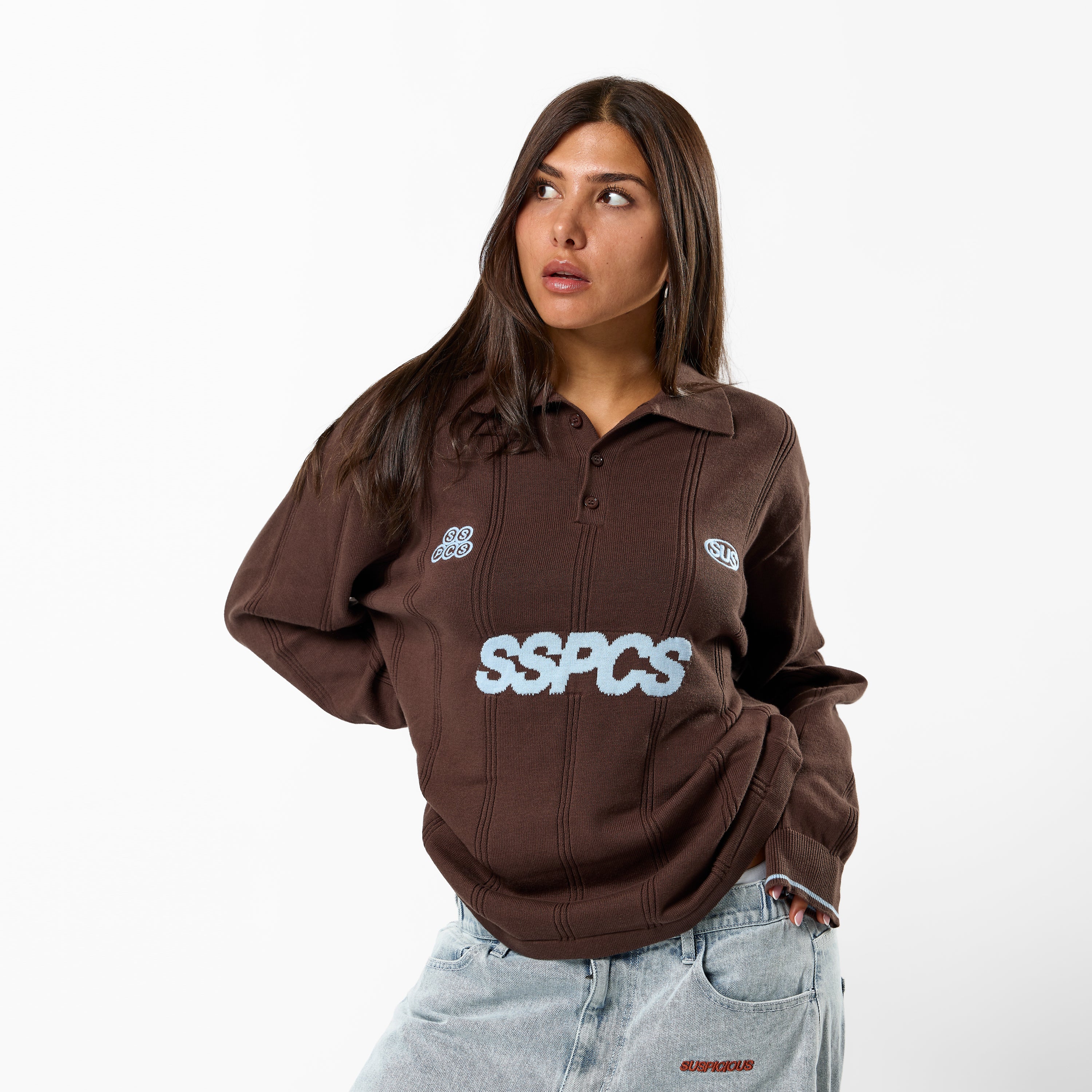 Fall / SSPCS Club Longsleeve Cotton Polo - Brown - Image 6