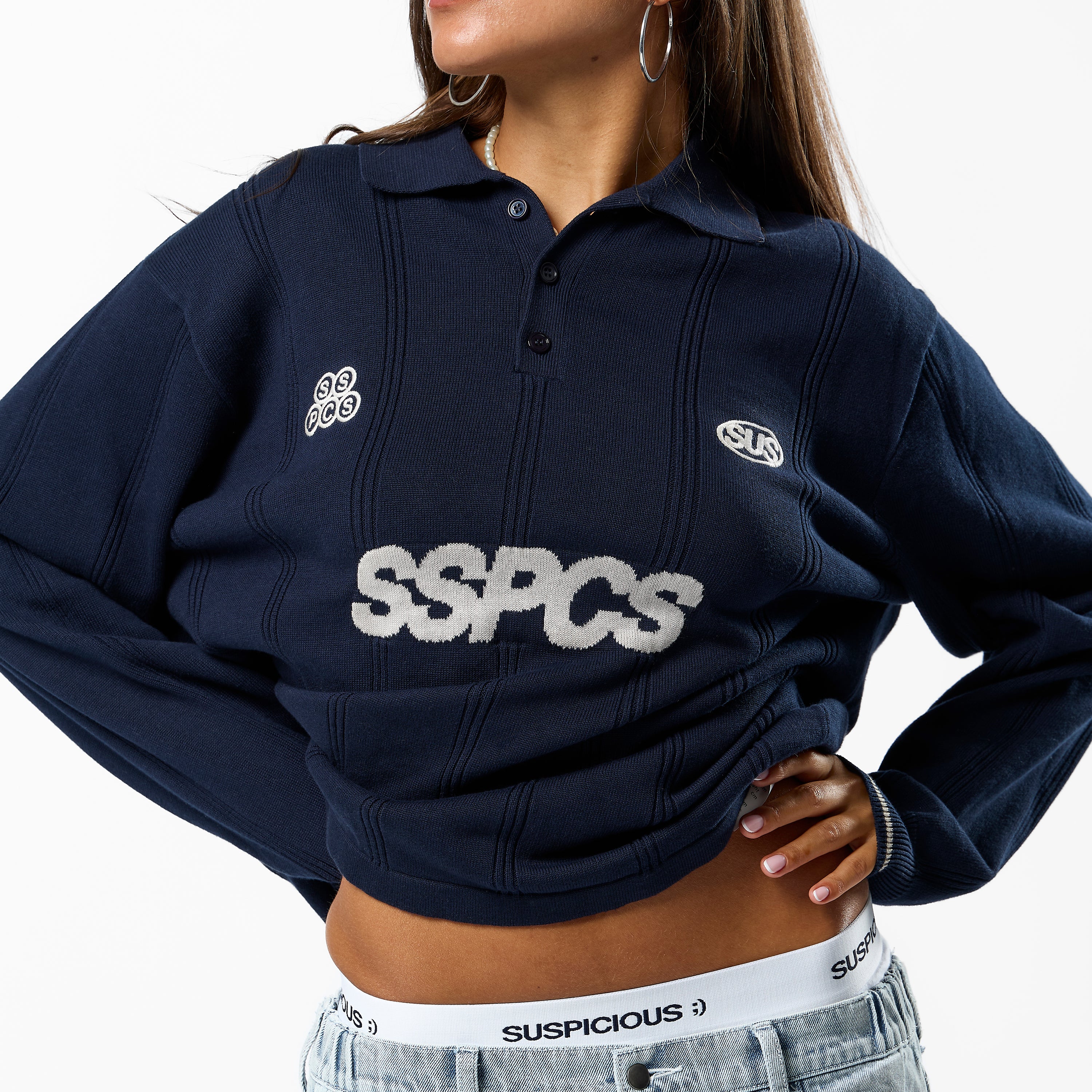 Fall / SSPCS Club Longsleeve Cotton Polo - Nightfall - Image 2