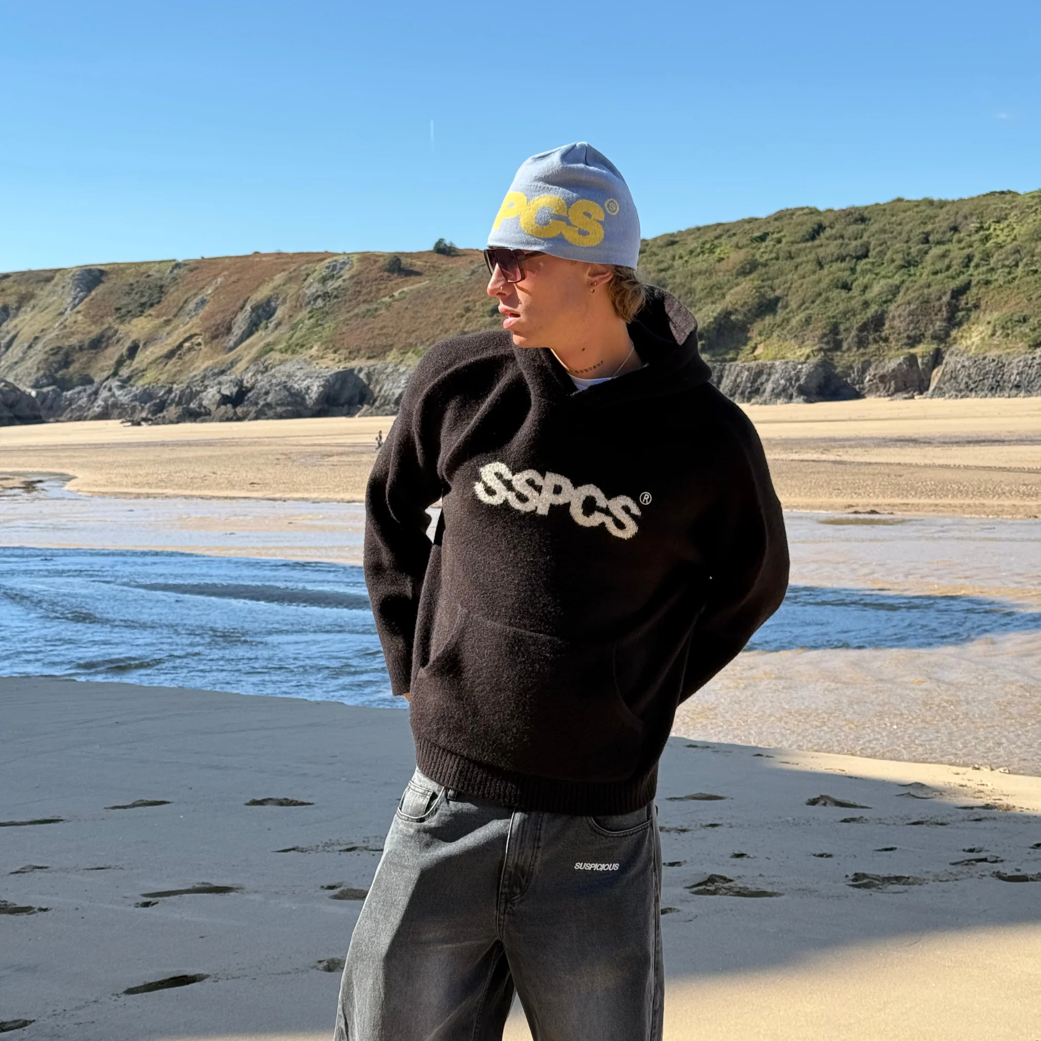 Fall / SSPCS Knitted Hoodie - Black - Image 11