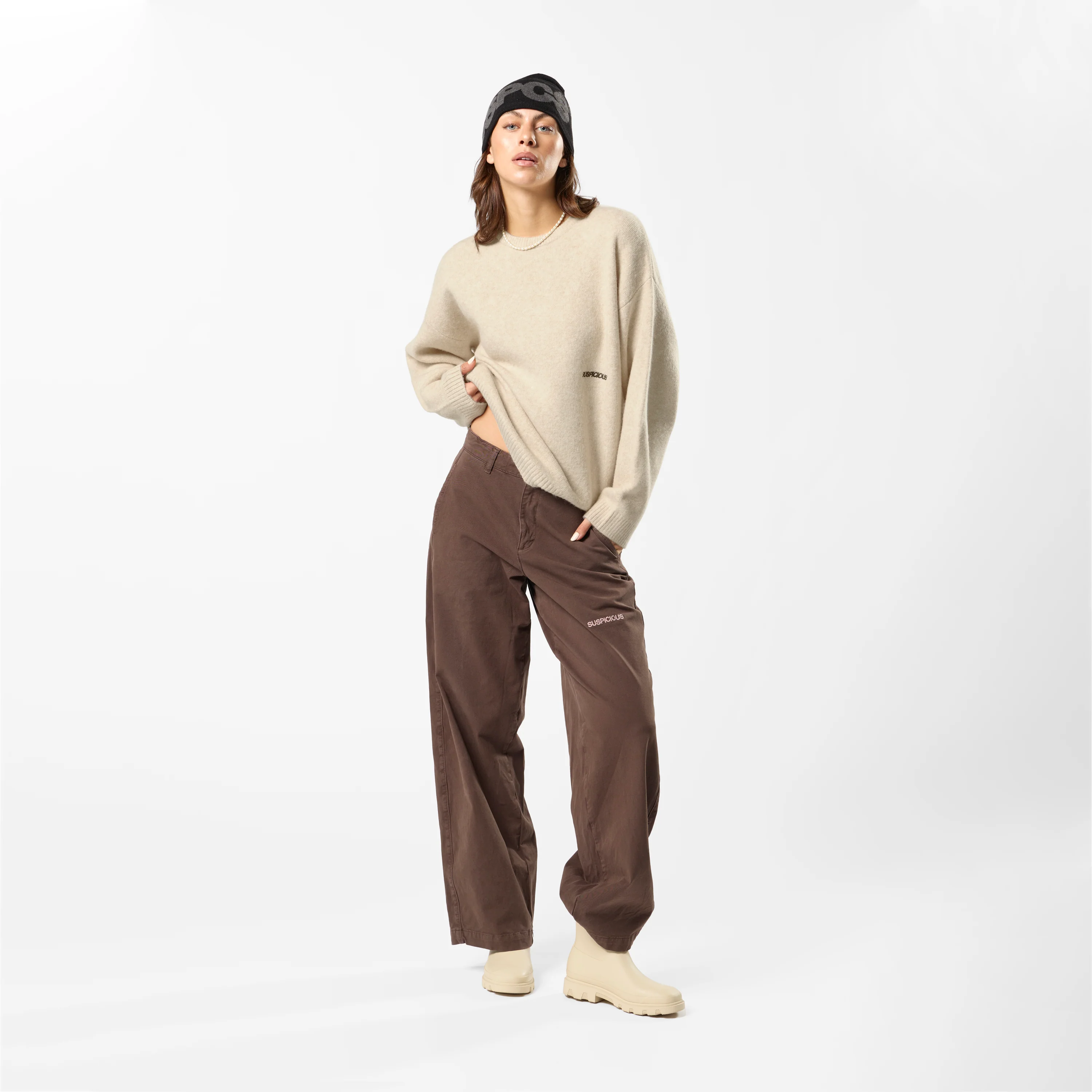 Fall / The SUS Knitted Sweat - Dune - Image 9