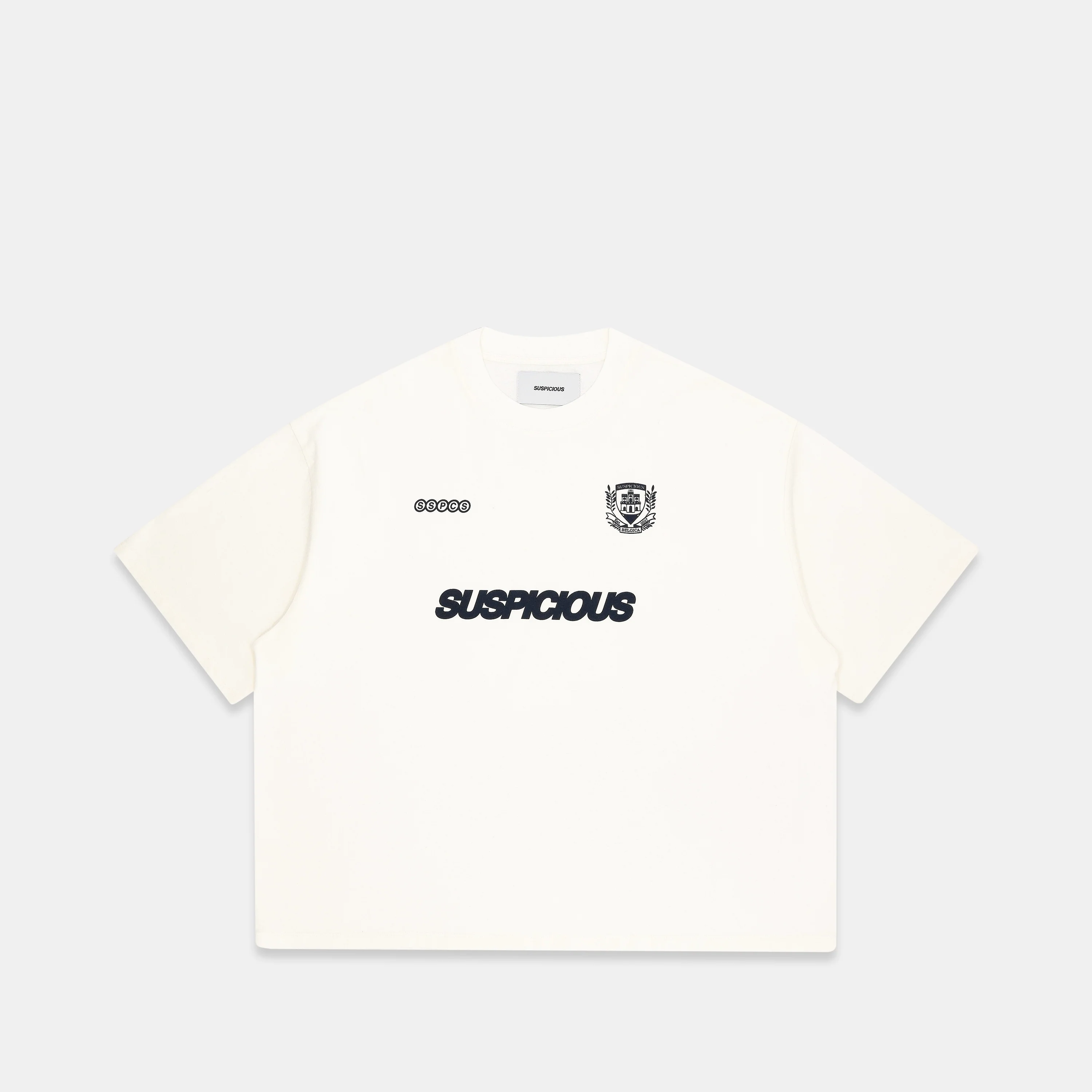 Football / Boxy Match Tee - Natural