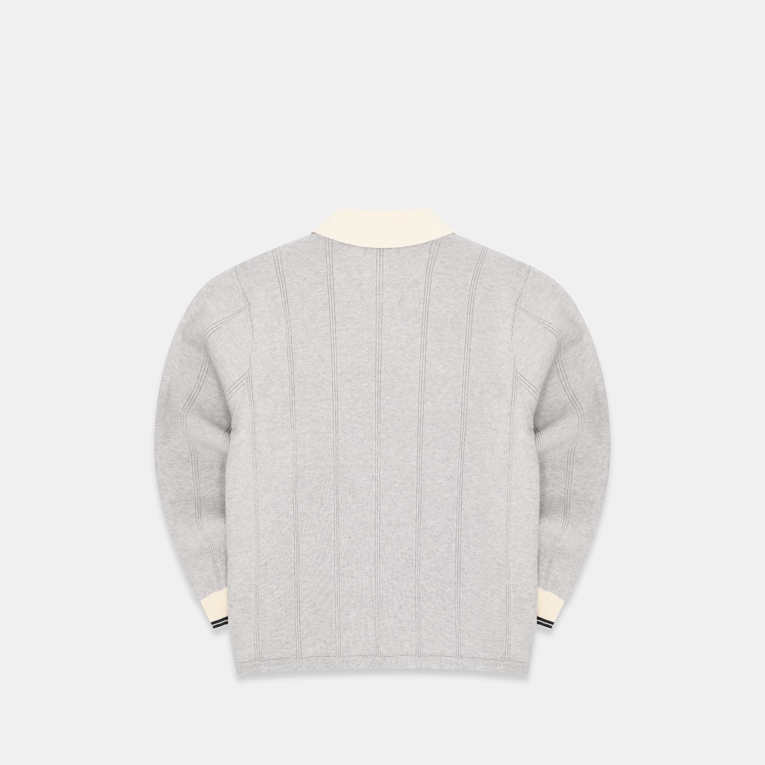 Football / Knitted Football Polo - Neutral Heather - Image 4