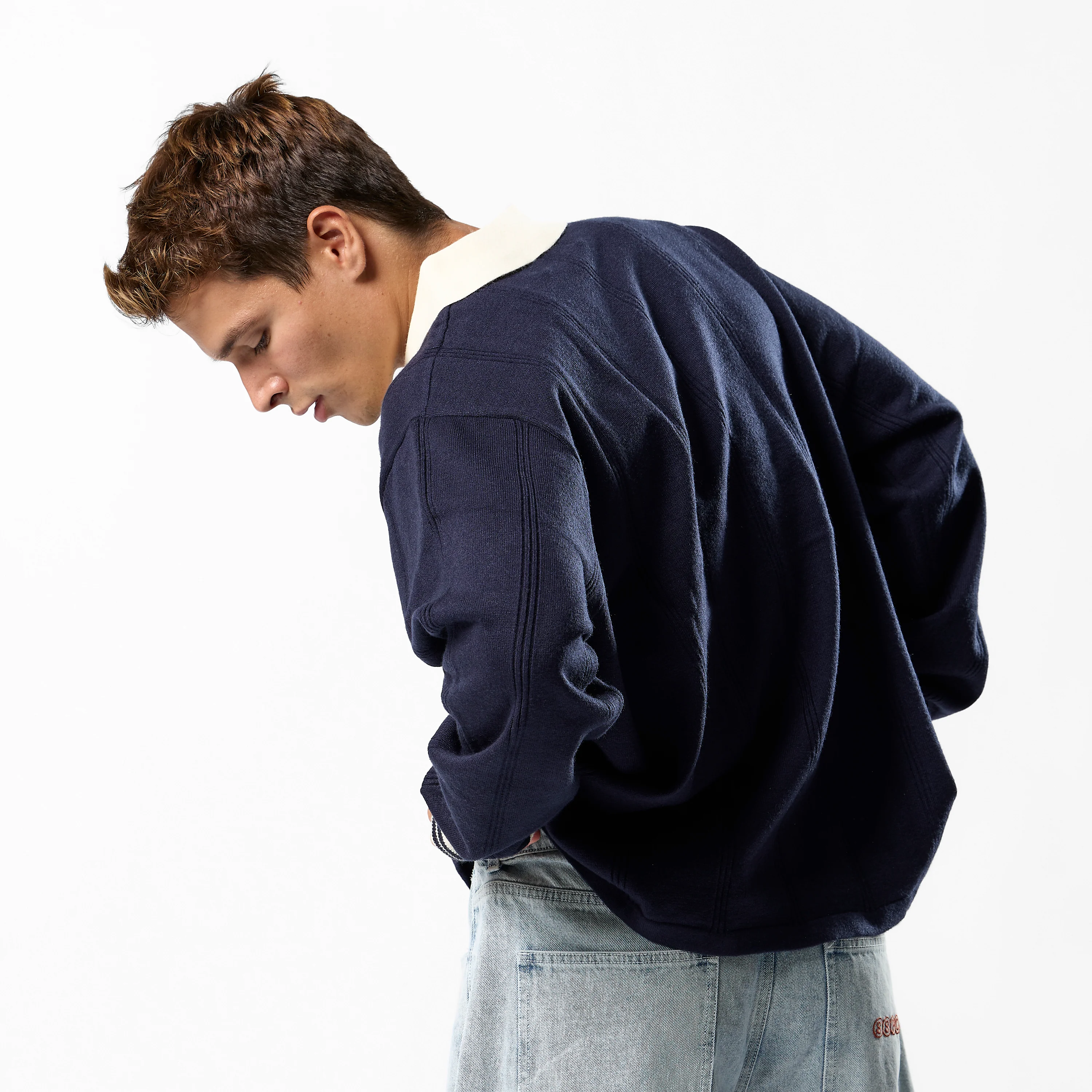 Football / Knitted Football Polo - Nightfall - Image 10