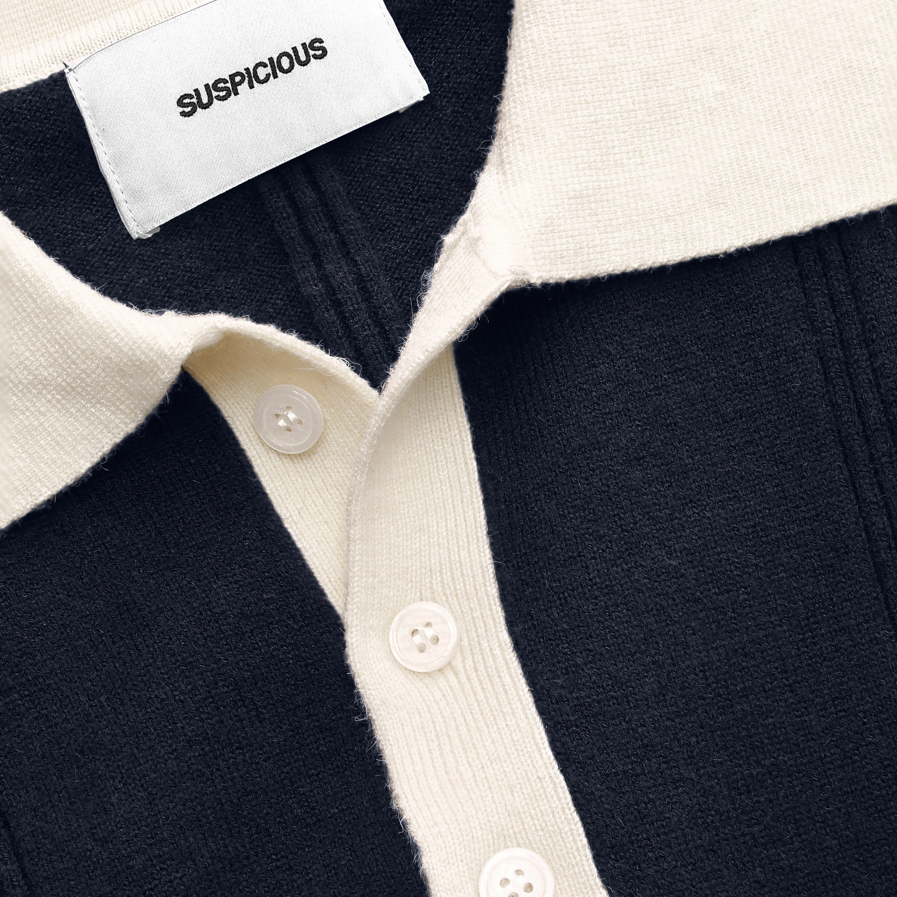 Football / Knitted Football Polo - Nightfall - Image 3