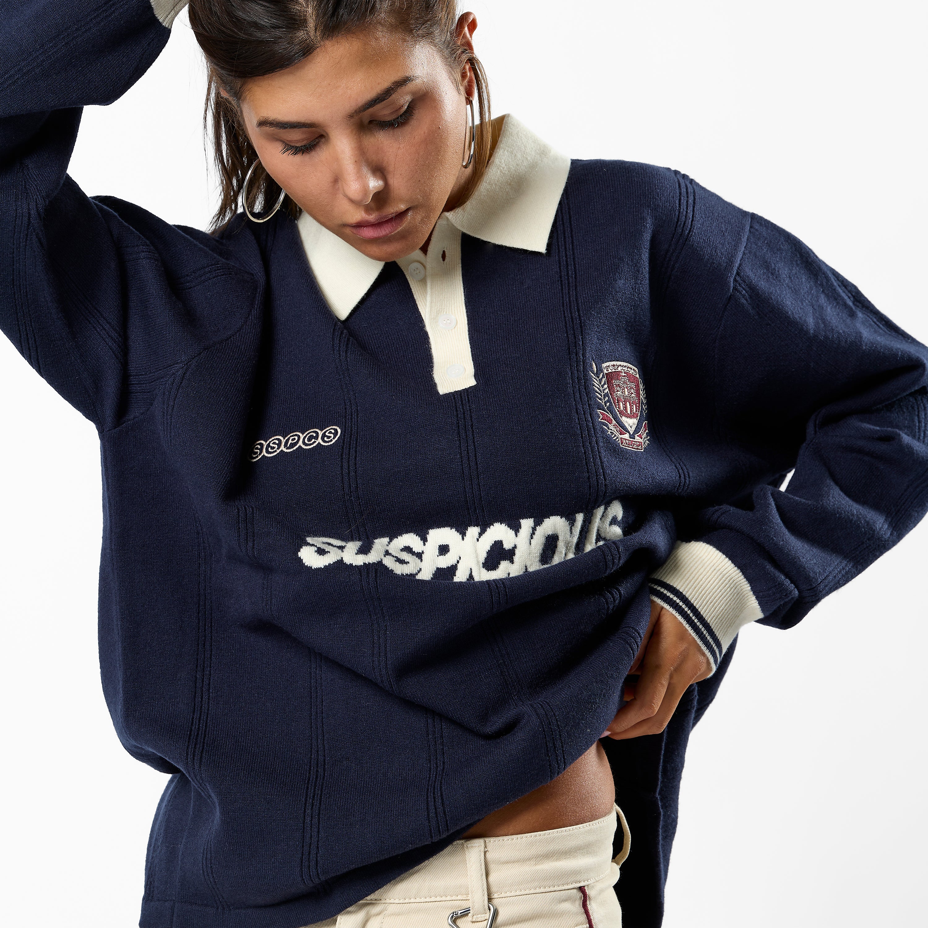 Football / Knitted Football Polo - Nightfall - Image 6