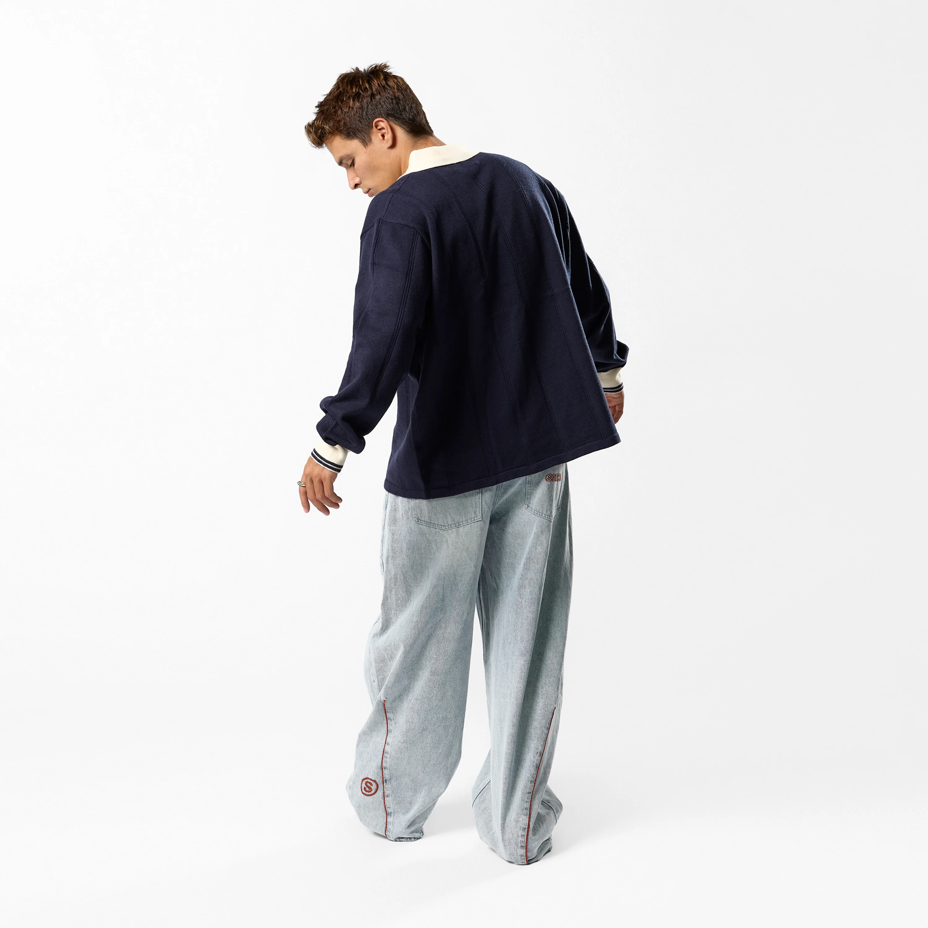 Football / Knitted Football Polo - Nightfall - Image 8