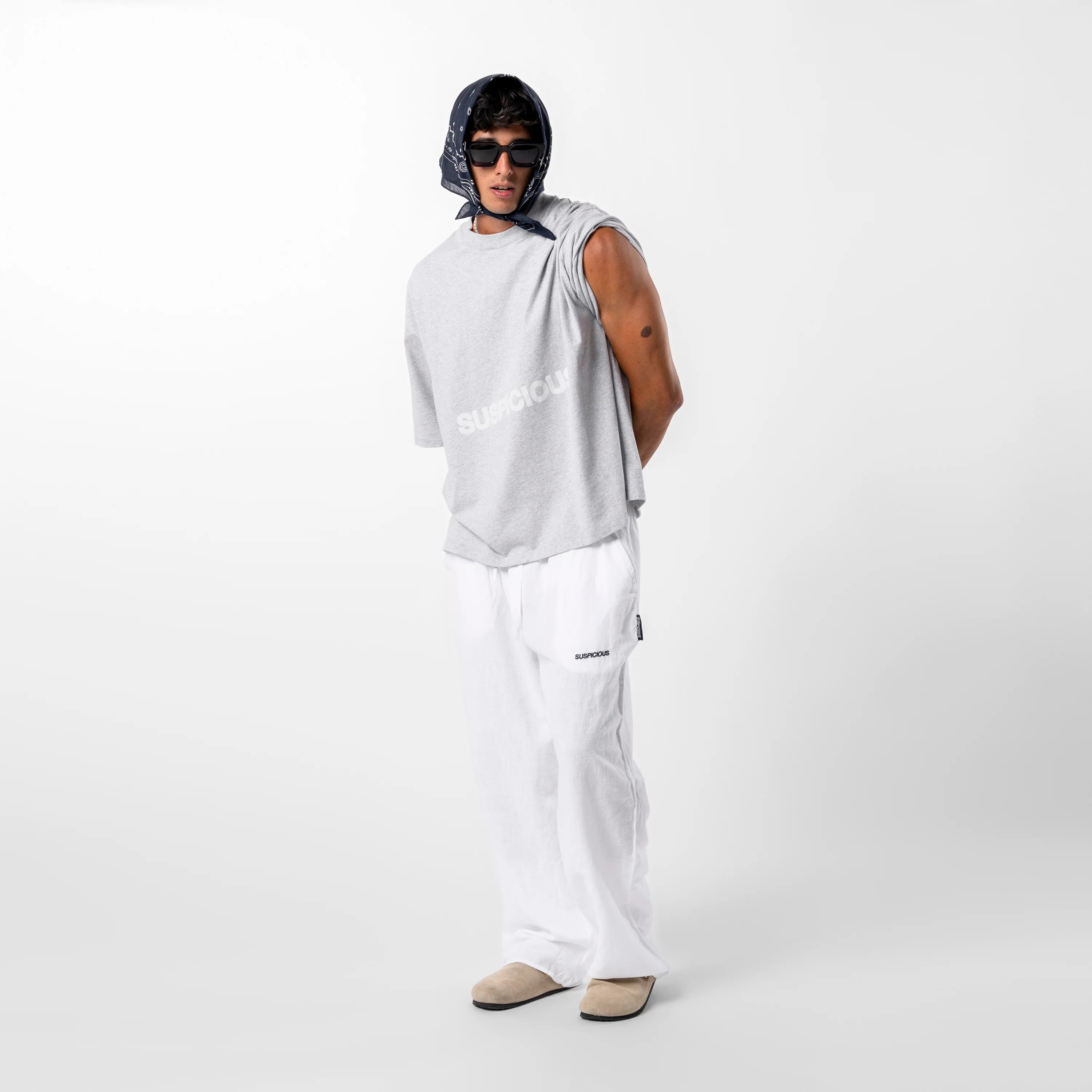GTD2 / Suspicious Tee - Neutral Heather - Image 5