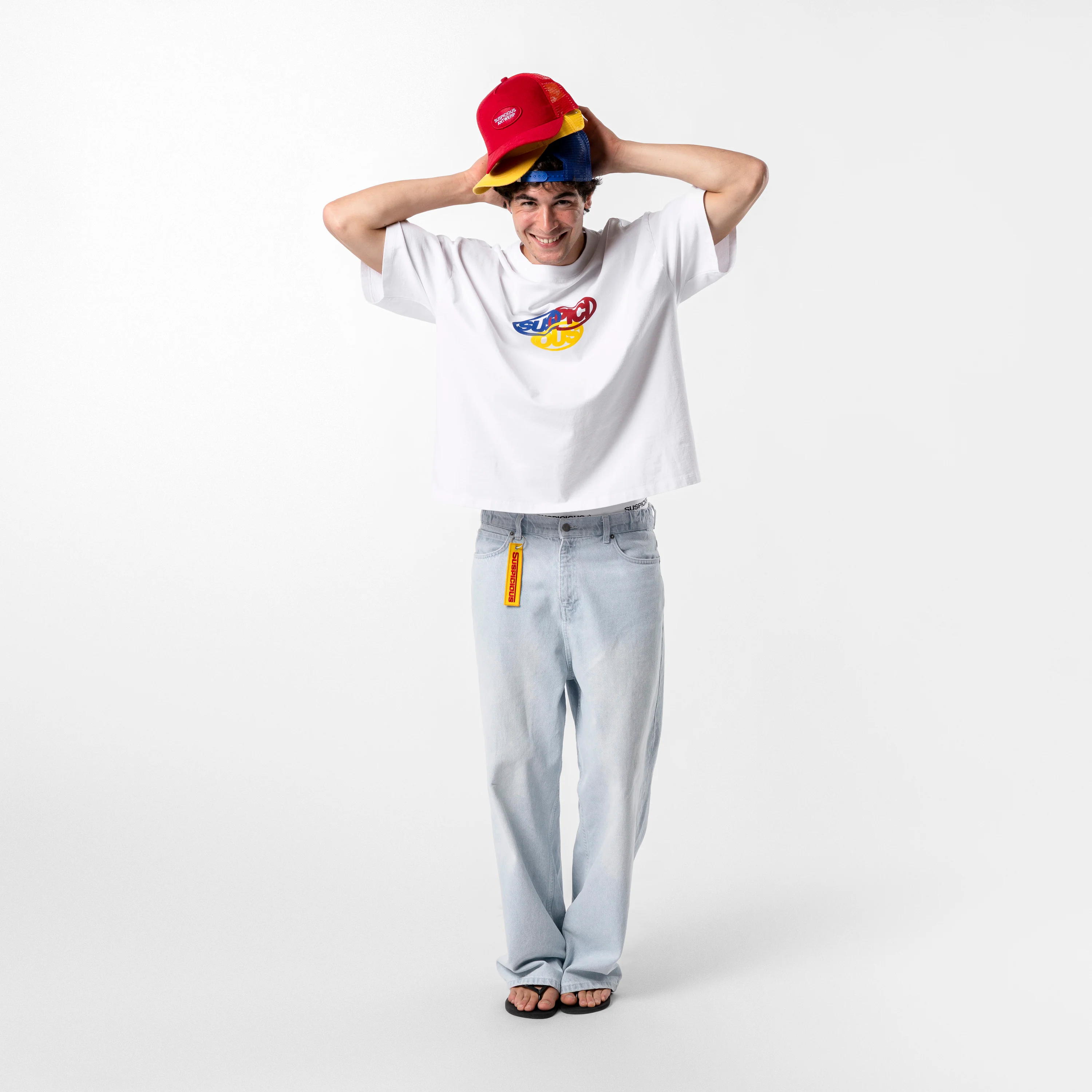 GTD2 / Tricolour Tee - White - Image 5