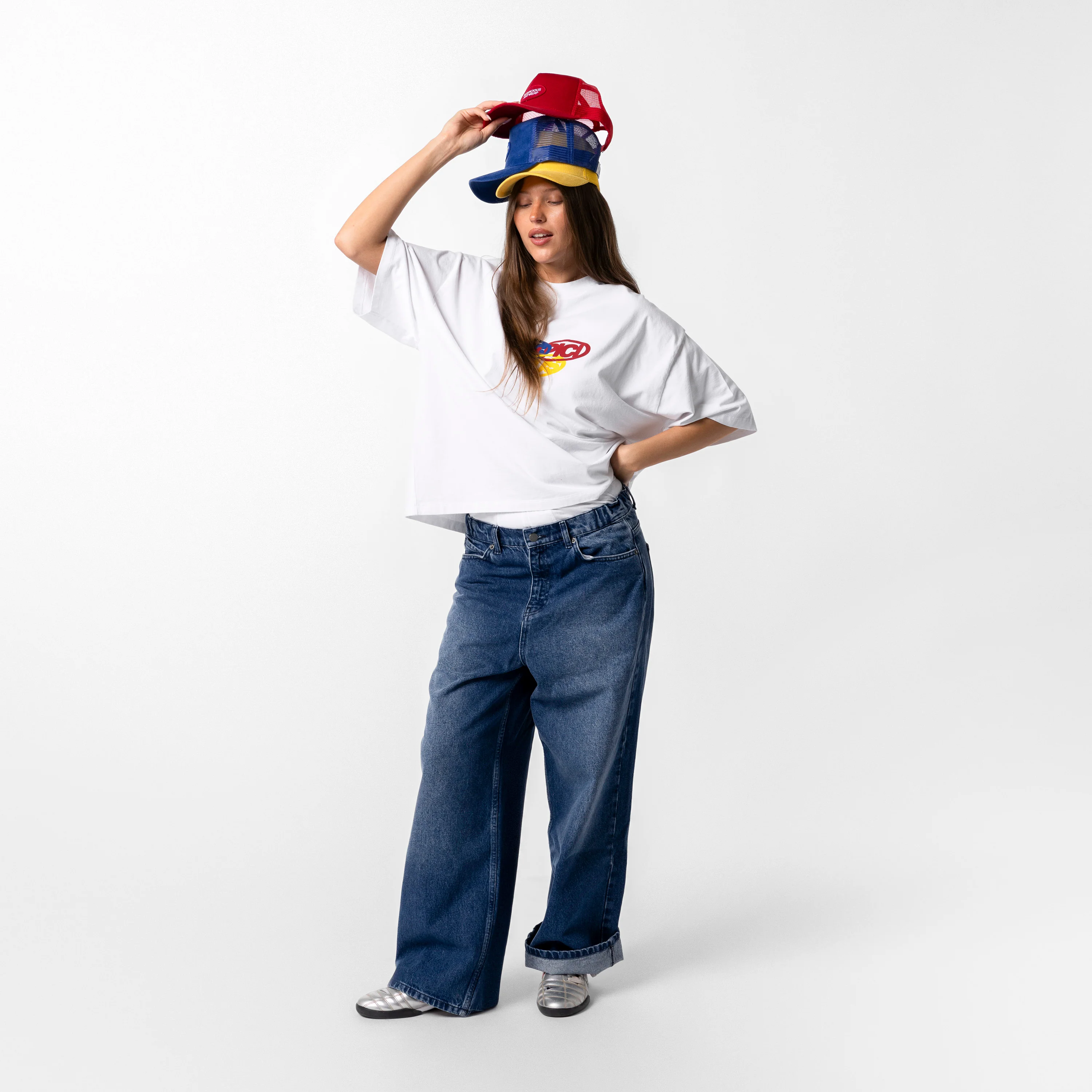 GTD2 / Tricolour Tee - White - Image 6