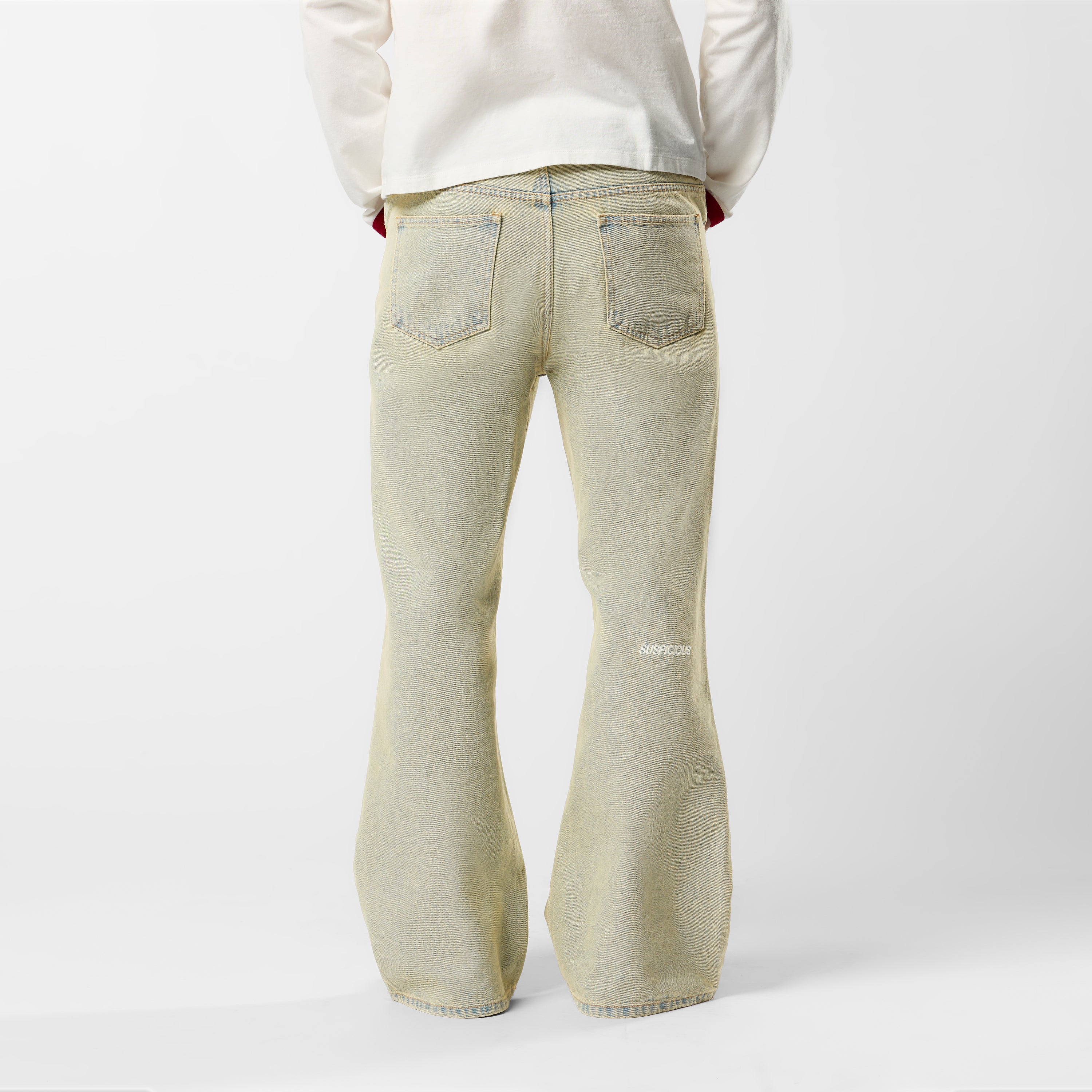 Leopard / Essentials Flairy Jeans - Washed Nomad - Image 4