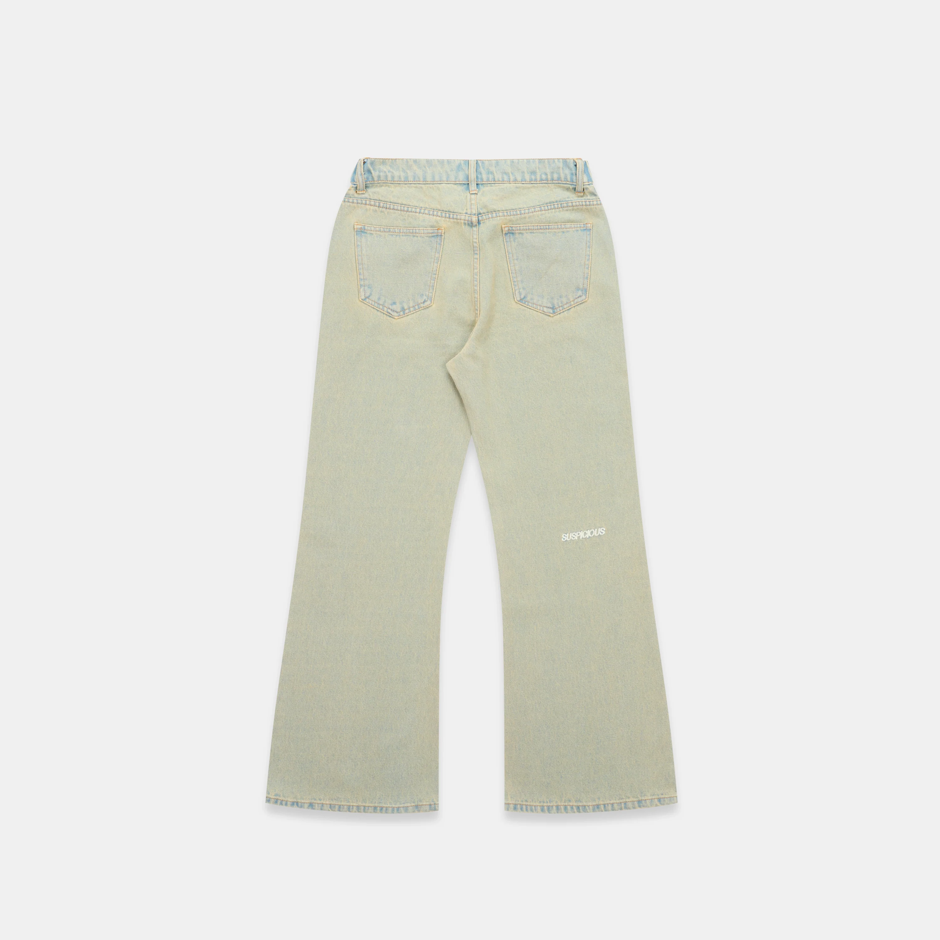 Leopard / Essentials Flairy Jeans - Washed Nomad - Image 9