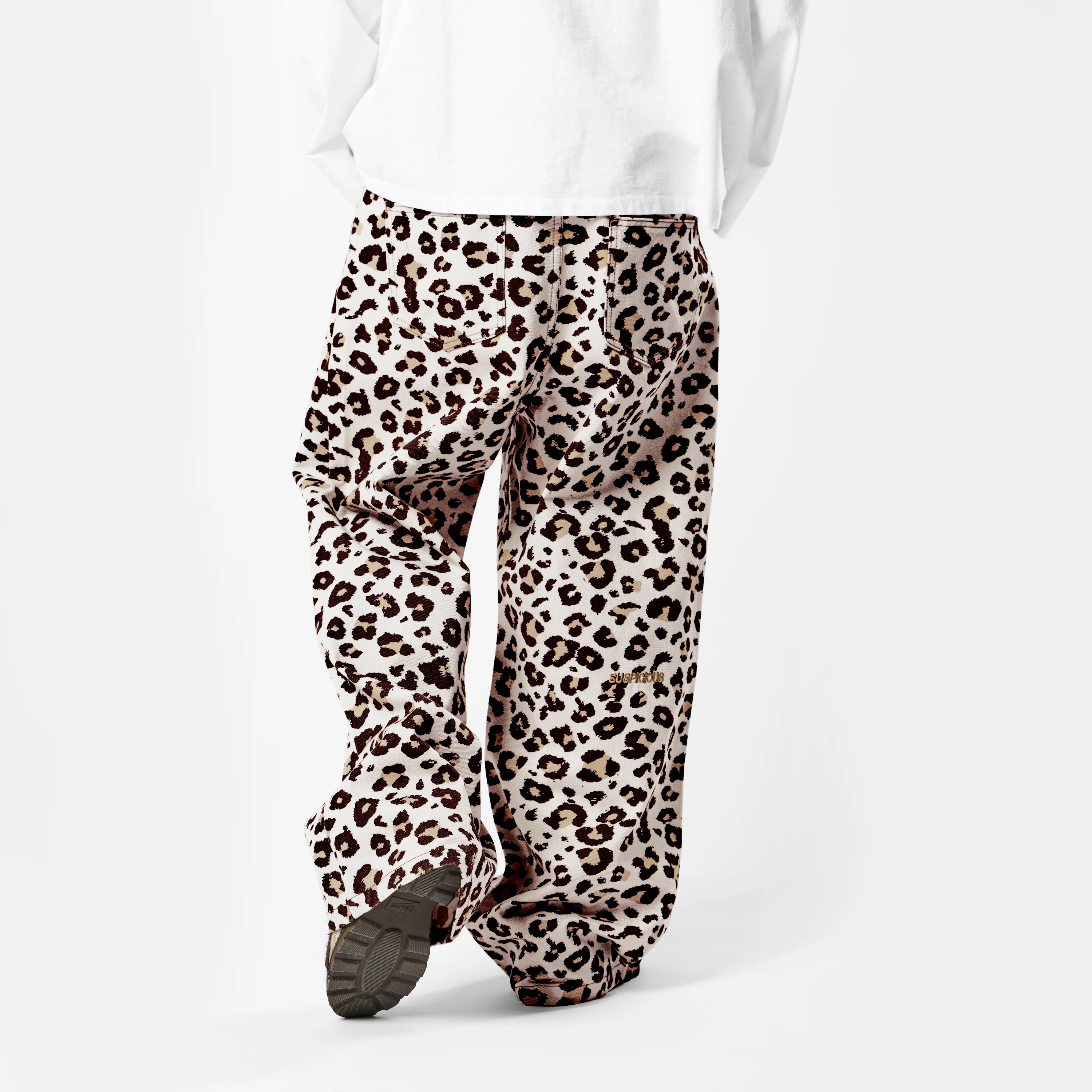 Leopard / Essentials Roomie Jeans - Light Leopard - Image 5