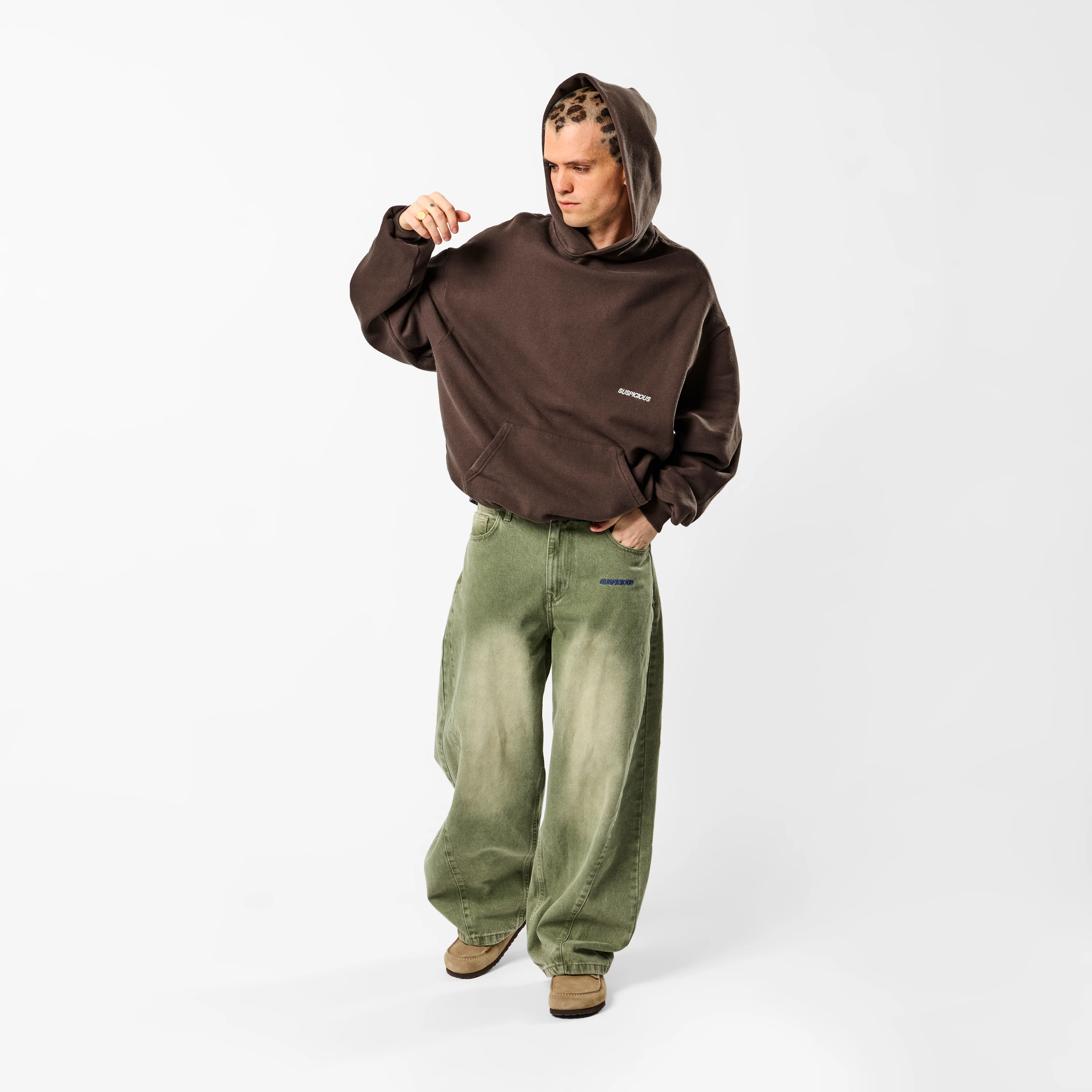 Leopard / Leopard Base Hoodie - Espresso - Image 7