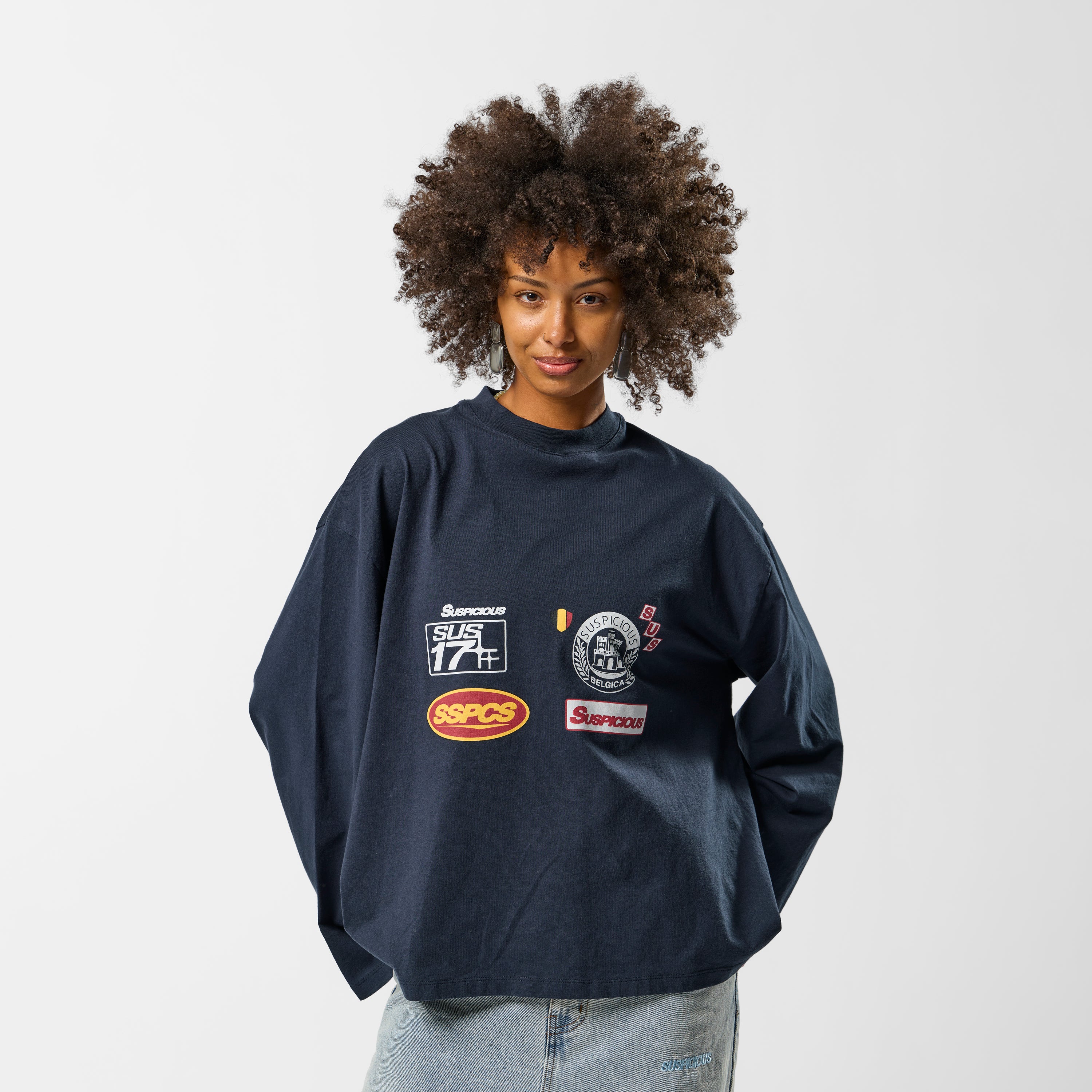 Off Season / Badge Line Up Longsleeve - Nightfall - Image 6