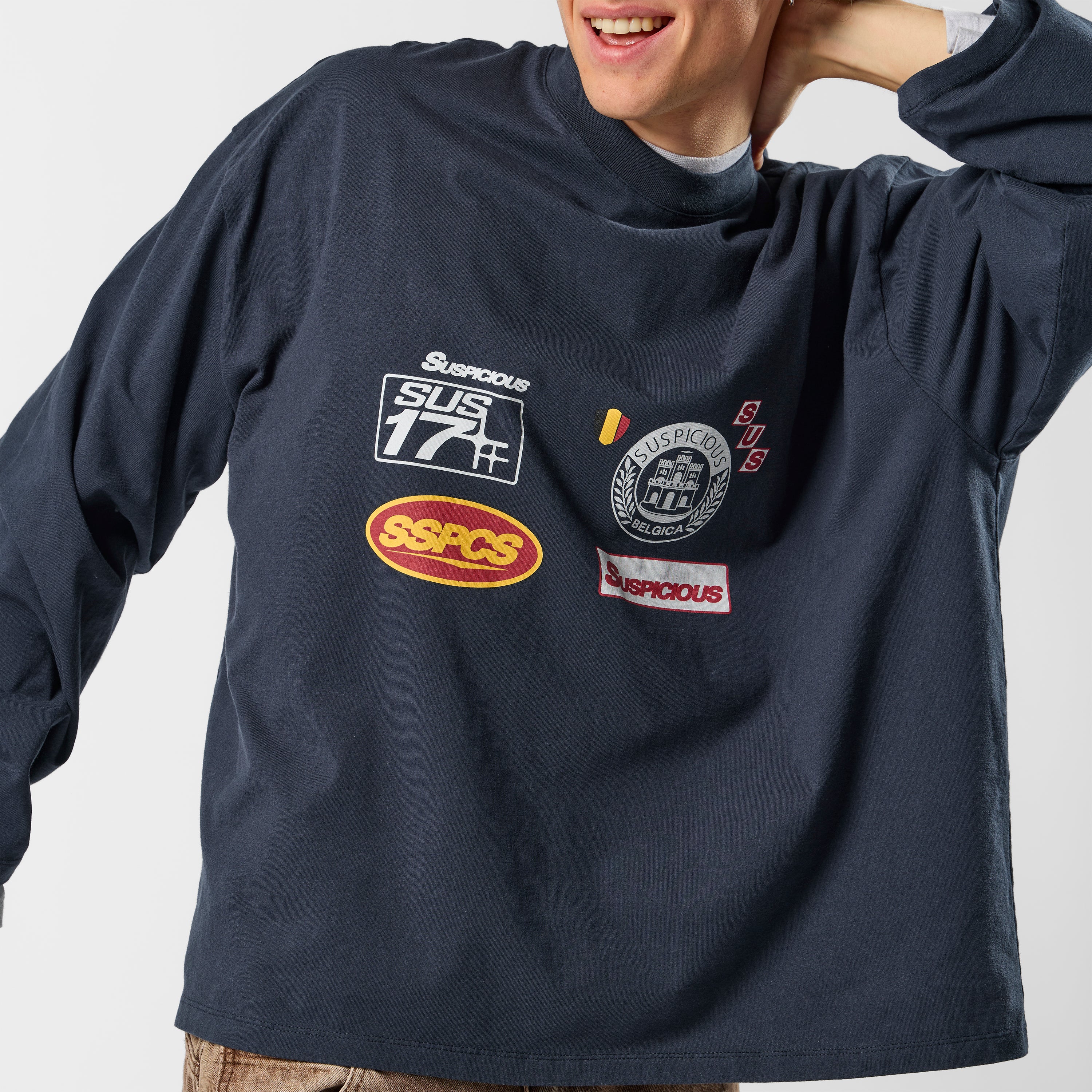 Off Season / Badge Line Up Longsleeve - Nightfall - Image 9