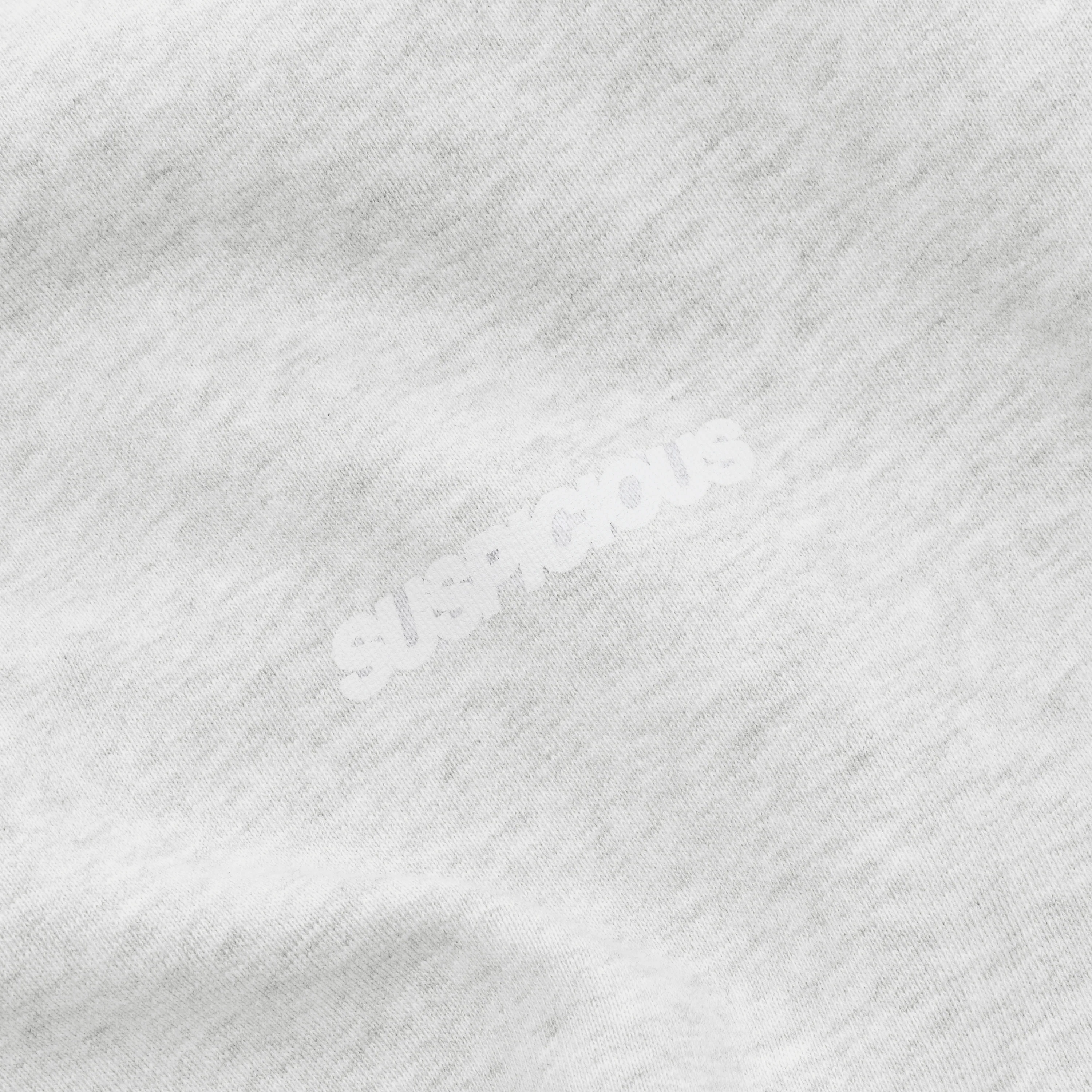 Off Season / Badge Line Up Zip-Up Hoodie - Ash - Image 7